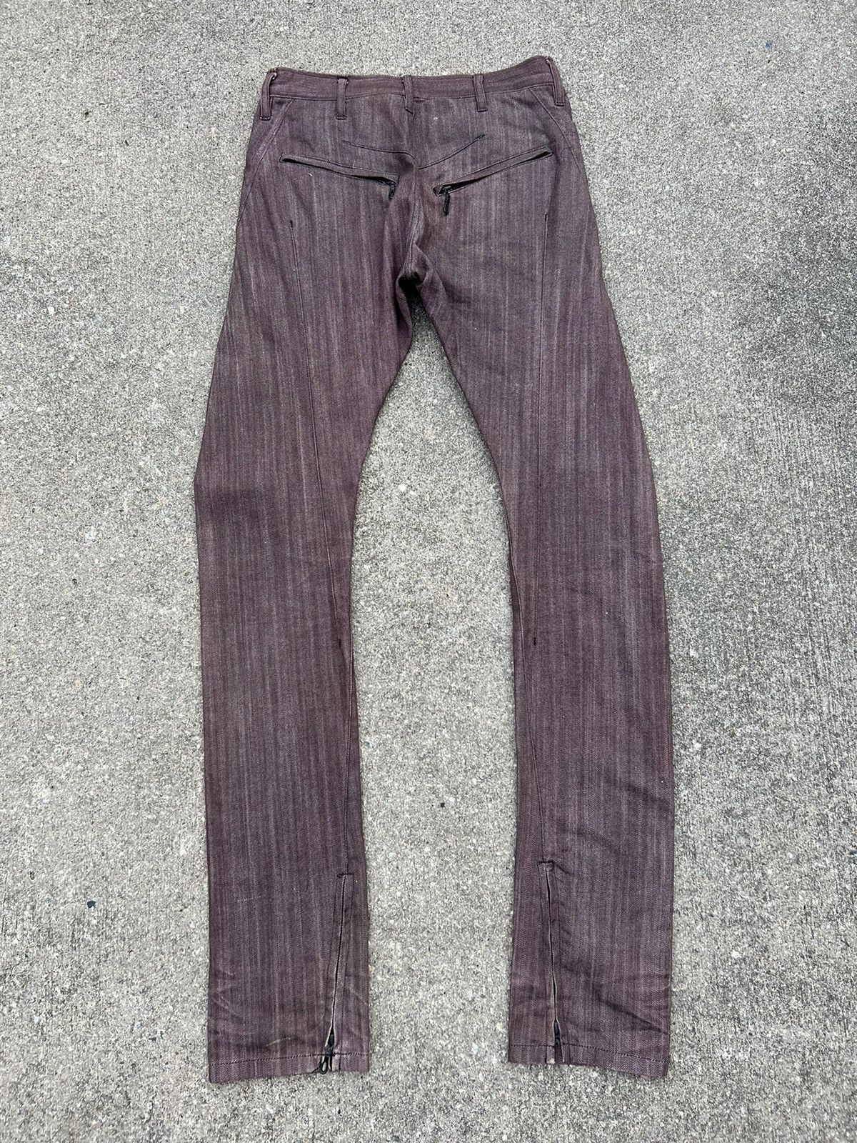 kiryuyrik Kiryuyrik Japan Stretch Waxed Denim Stackable Jeans Size US 29 - 5 Thumbnail