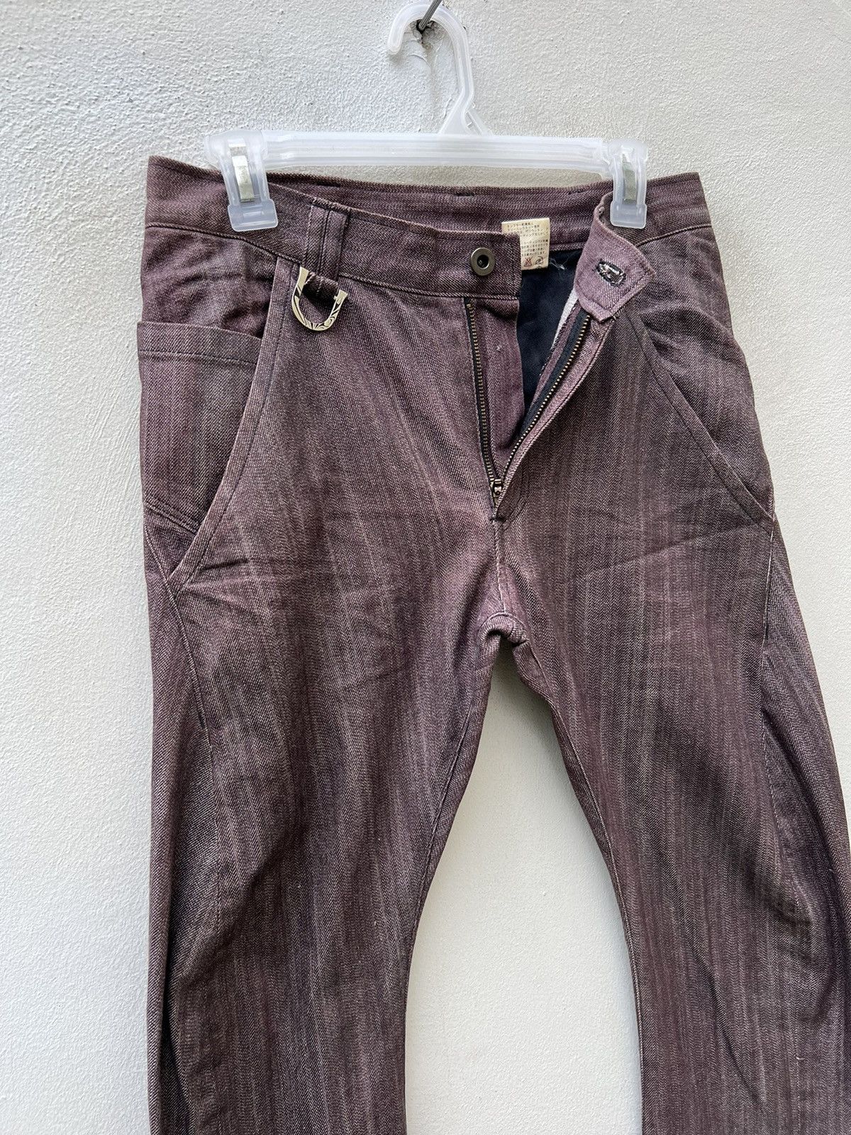 kiryuyrik Kiryuyrik Japan Stretch Waxed Denim Stackable Jeans Size US 29 - 8 Thumbnail
