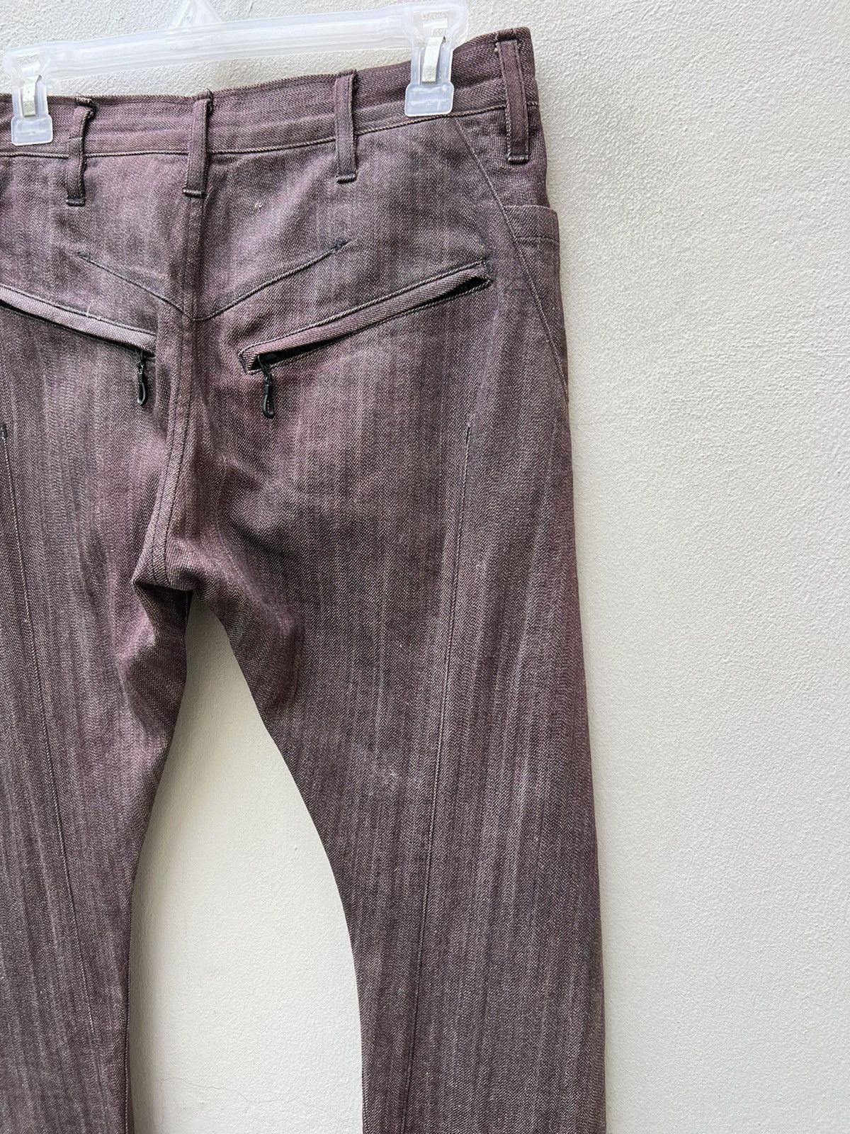 kiryuyrik Kiryuyrik Japan Stretch Waxed Denim Stackable Jeans Size US 29 - 19 Thumbnail