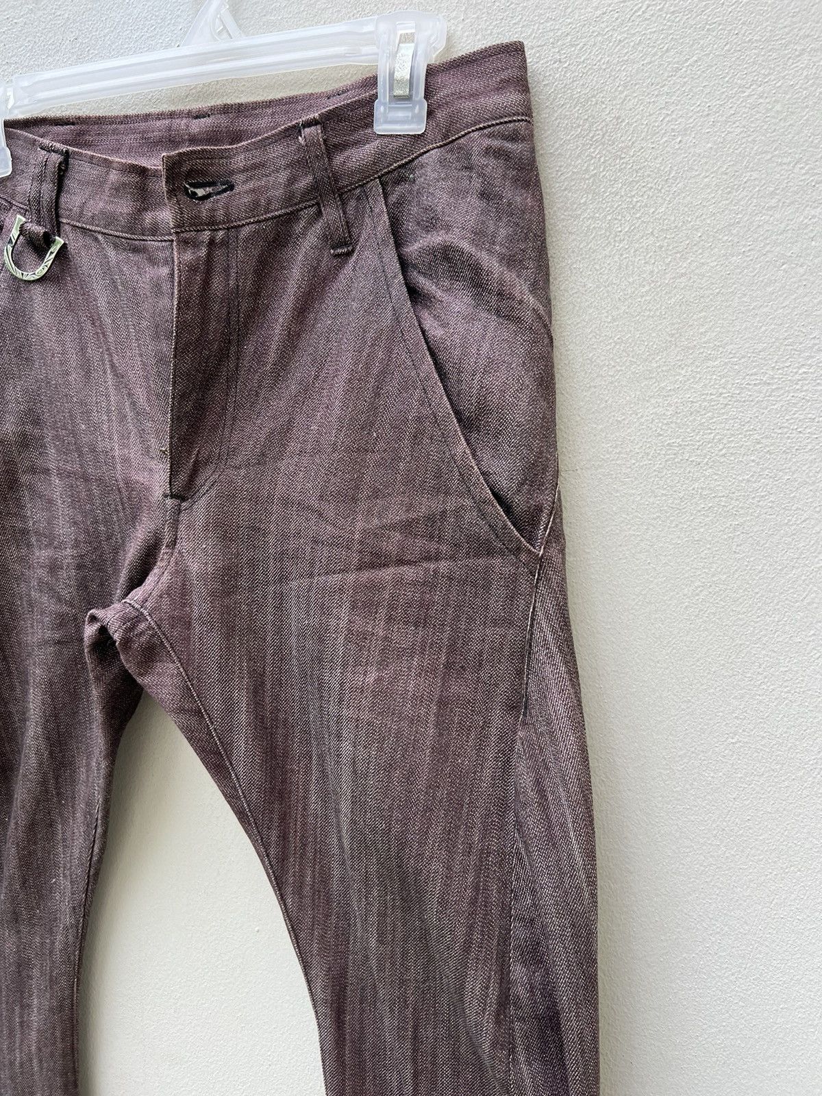 kiryuyrik Kiryuyrik Japan Stretch Waxed Denim Stackable Jeans Size US 29 - 11 Thumbnail