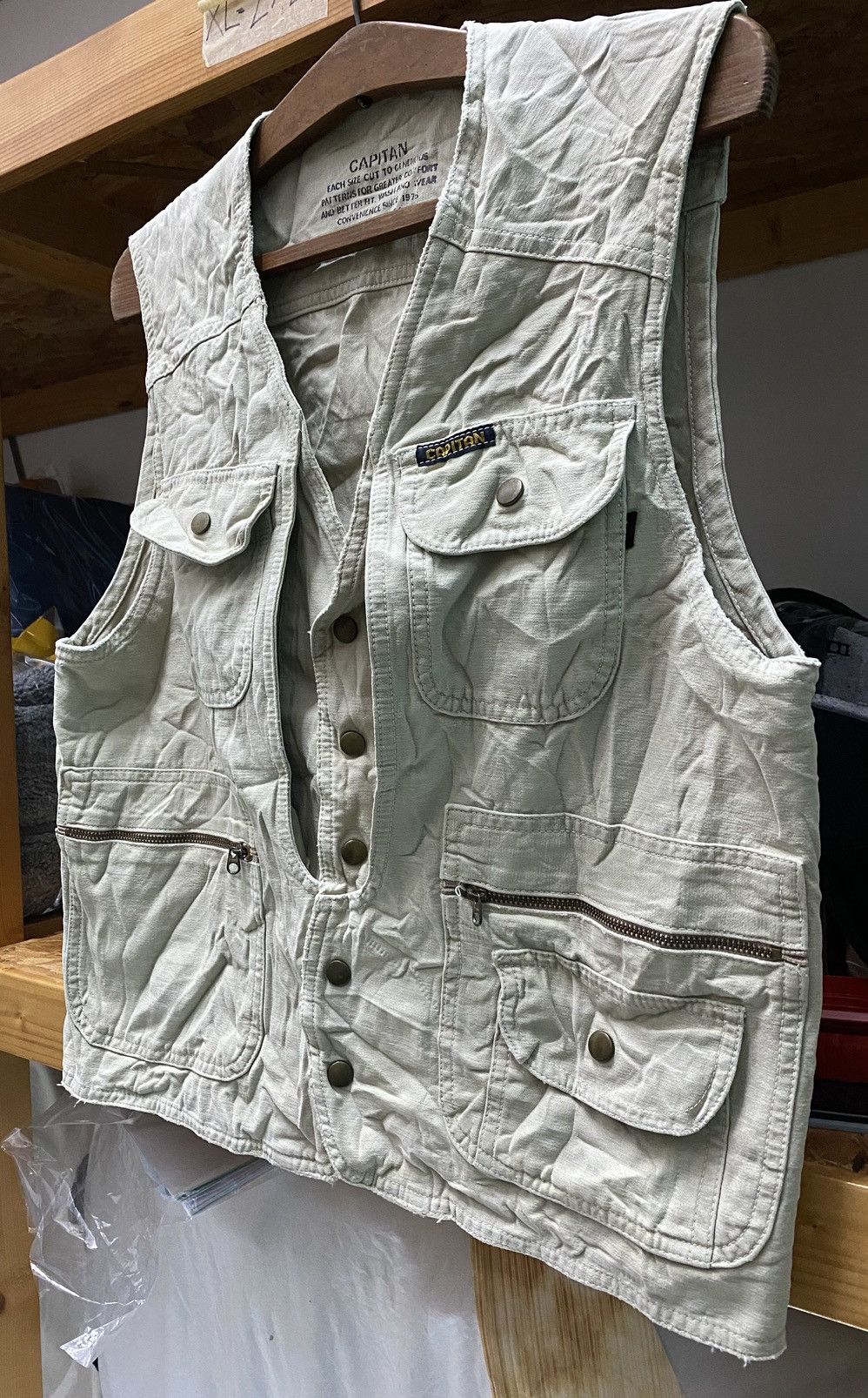 Japanese Brand CAPITAN VEST Size US S / EU 44-46 / 1 - 10 Thumbnail
