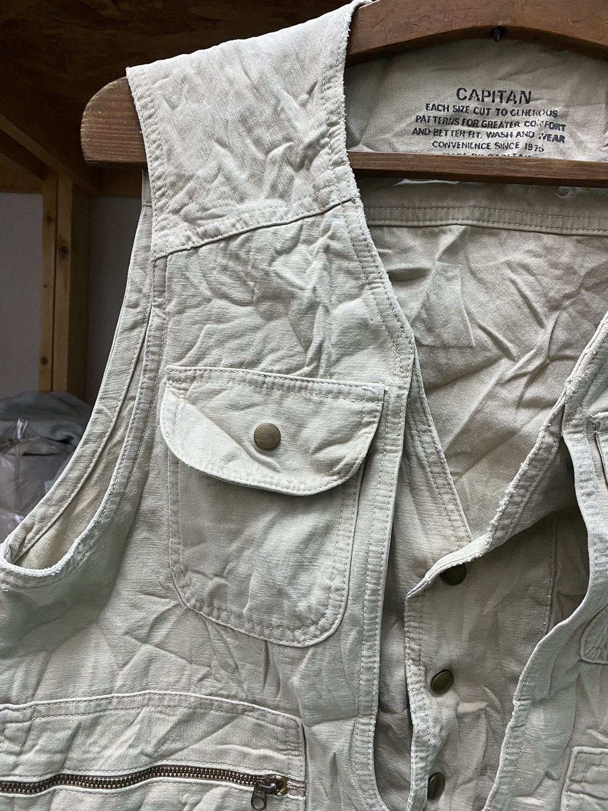 Japanese Brand CAPITAN VEST Size US S / EU 44-46 / 1 - 4 Thumbnail