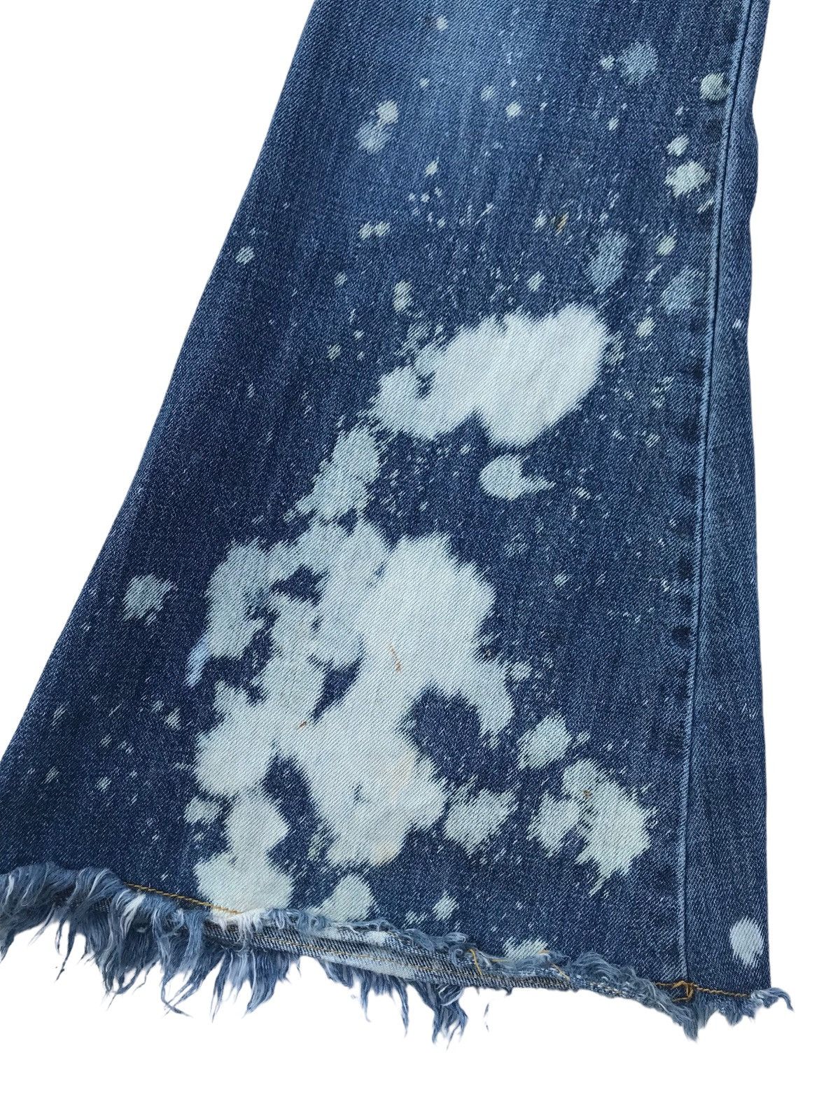 If Six Was Nine Browdwin Paint Splatter Distressed Flared Women Denim Size 29" - 11 Thumbnail