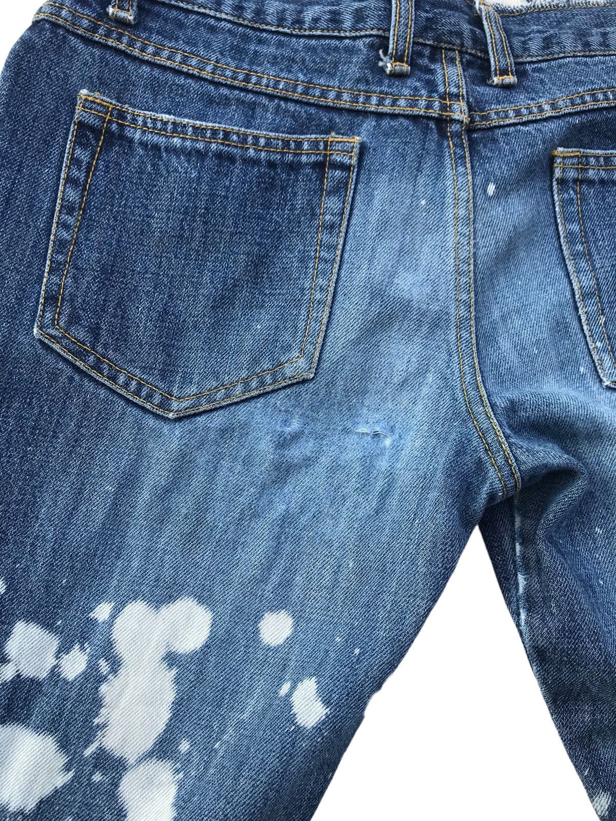 If Six Was Nine Browdwin Paint Splatter Distressed Flared Women Denim Size 29" - 18 Thumbnail