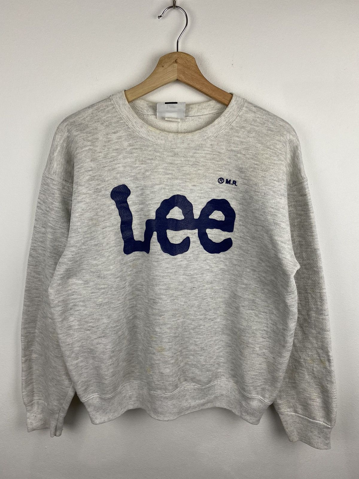 90'S Lee plain blank sweatshirt, made in USA, men's XL size, vintage /eaa526514