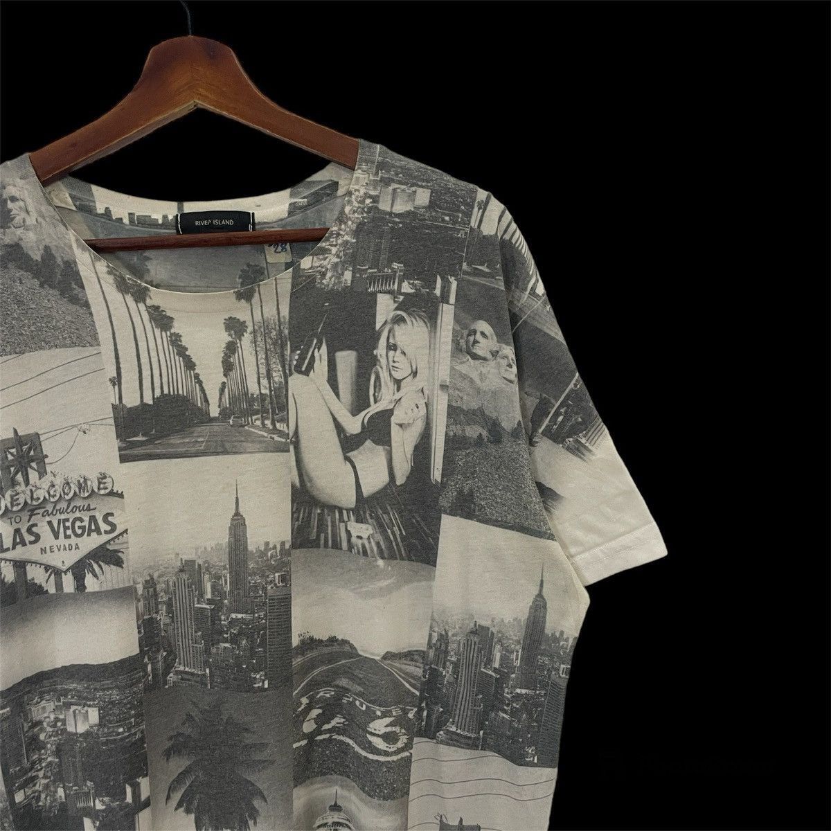 Beauty Beast River Island Sexy Girl Vintage Tee Size US M / EU 48-50 / 2 - 2 Thumbnail