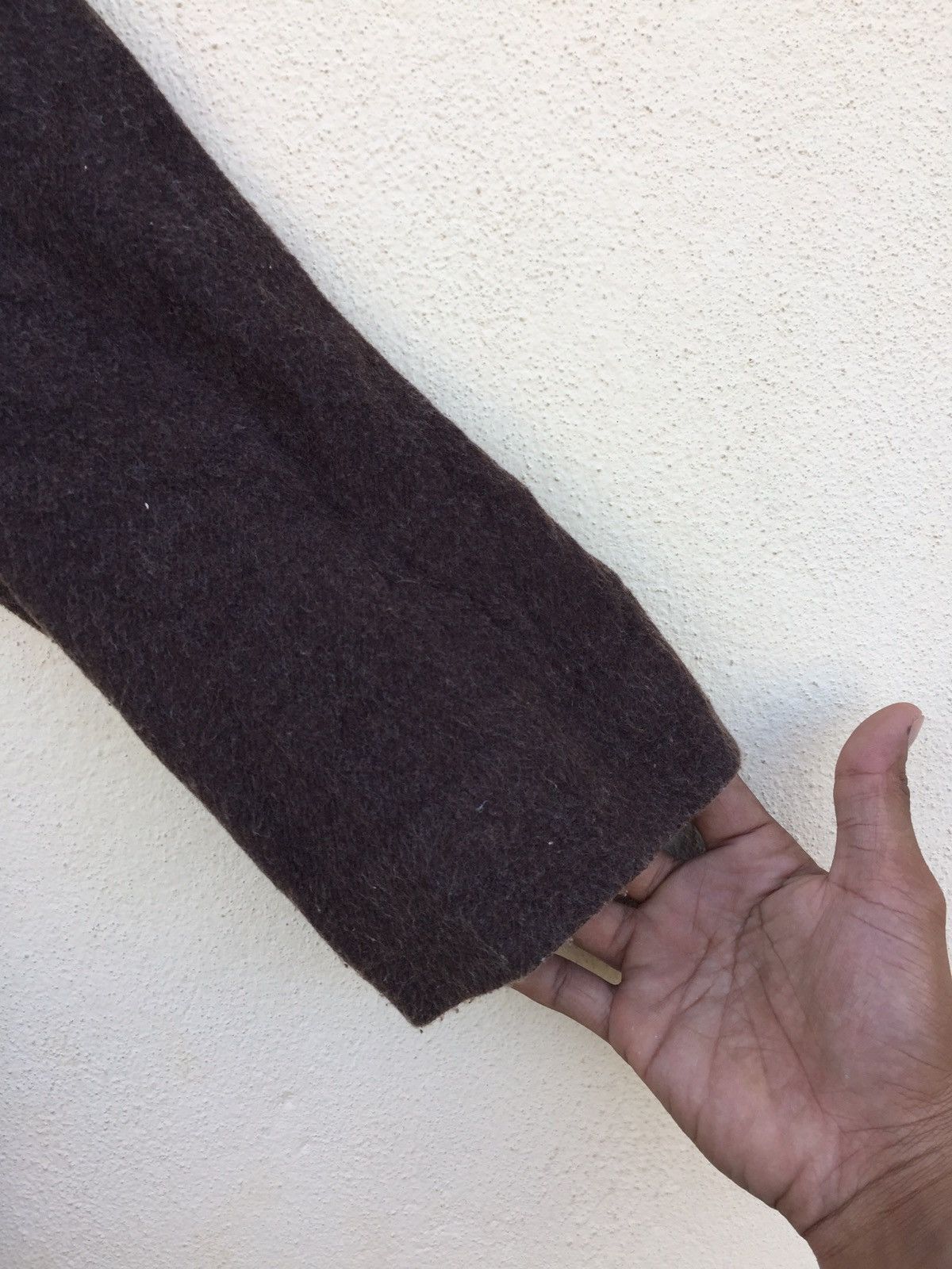 Vintage × agnes b. Vintage Agnes B. Homme Wool Long Coat Jacket Made in France Size US M / EU 48-50 / 2 - 6 Thumbnail