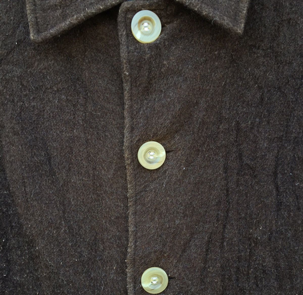 Vintage × agnes b. Vintage Agnes B. Homme Wool Long Coat Jacket Made in France Size US M / EU 48-50 / 2 - 4 Thumbnail
