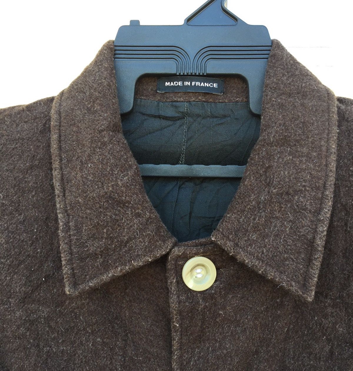 Vintage × agnes b. Vintage Agnes B. Homme Wool Long Coat Jacket Made in France Size US M / EU 48-50 / 2 - 3 Thumbnail