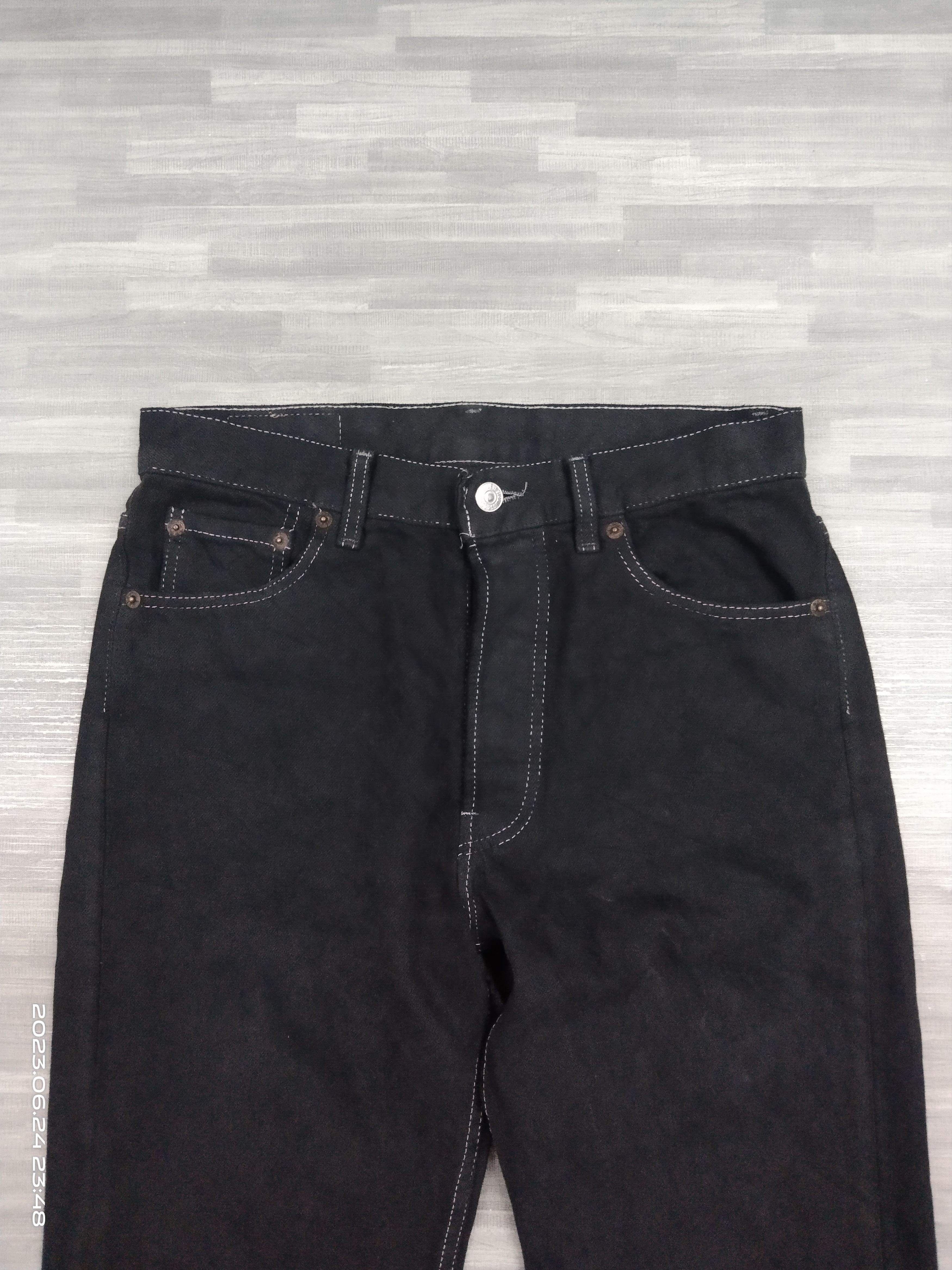 Levi's Vintage Clothing × Vintage DiSTRESSED 501 VINTAGE 90s DENIM PANTS Size US 29 - 4 Thumbnail