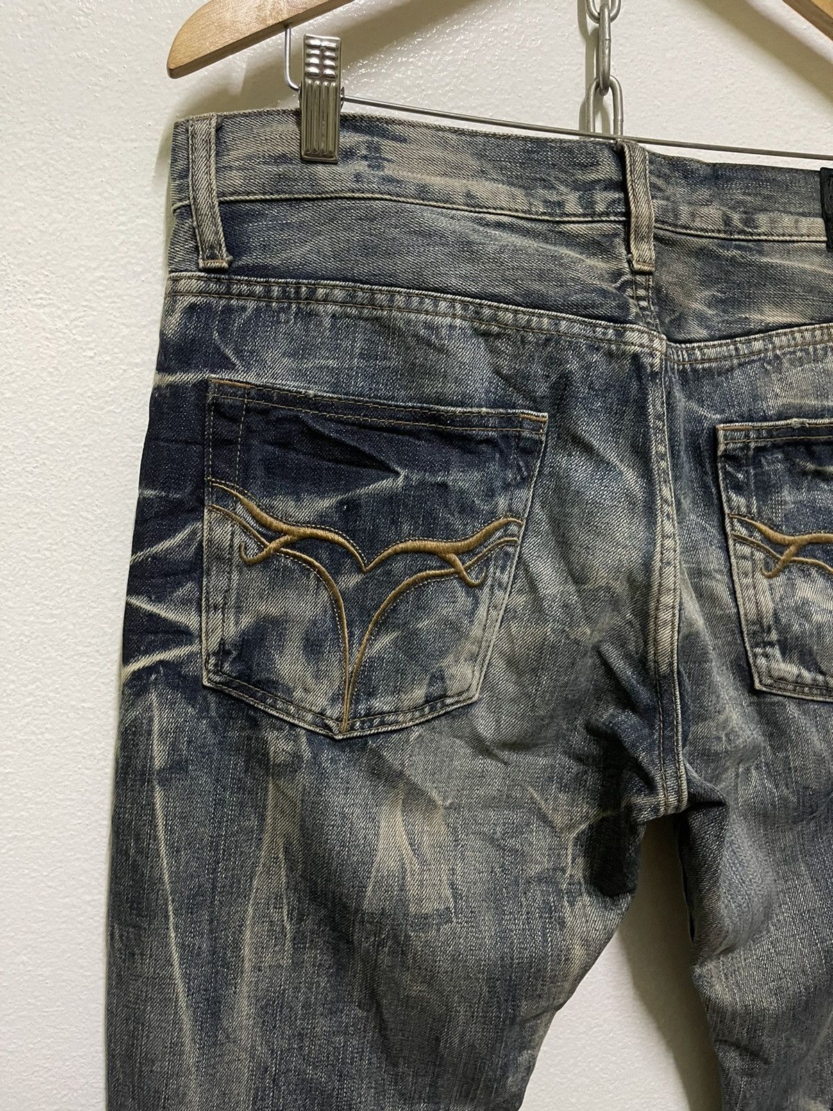 JACKROSE Jackrose Flare Jeans Faded Distressed Size US 35 - 12 Thumbnail