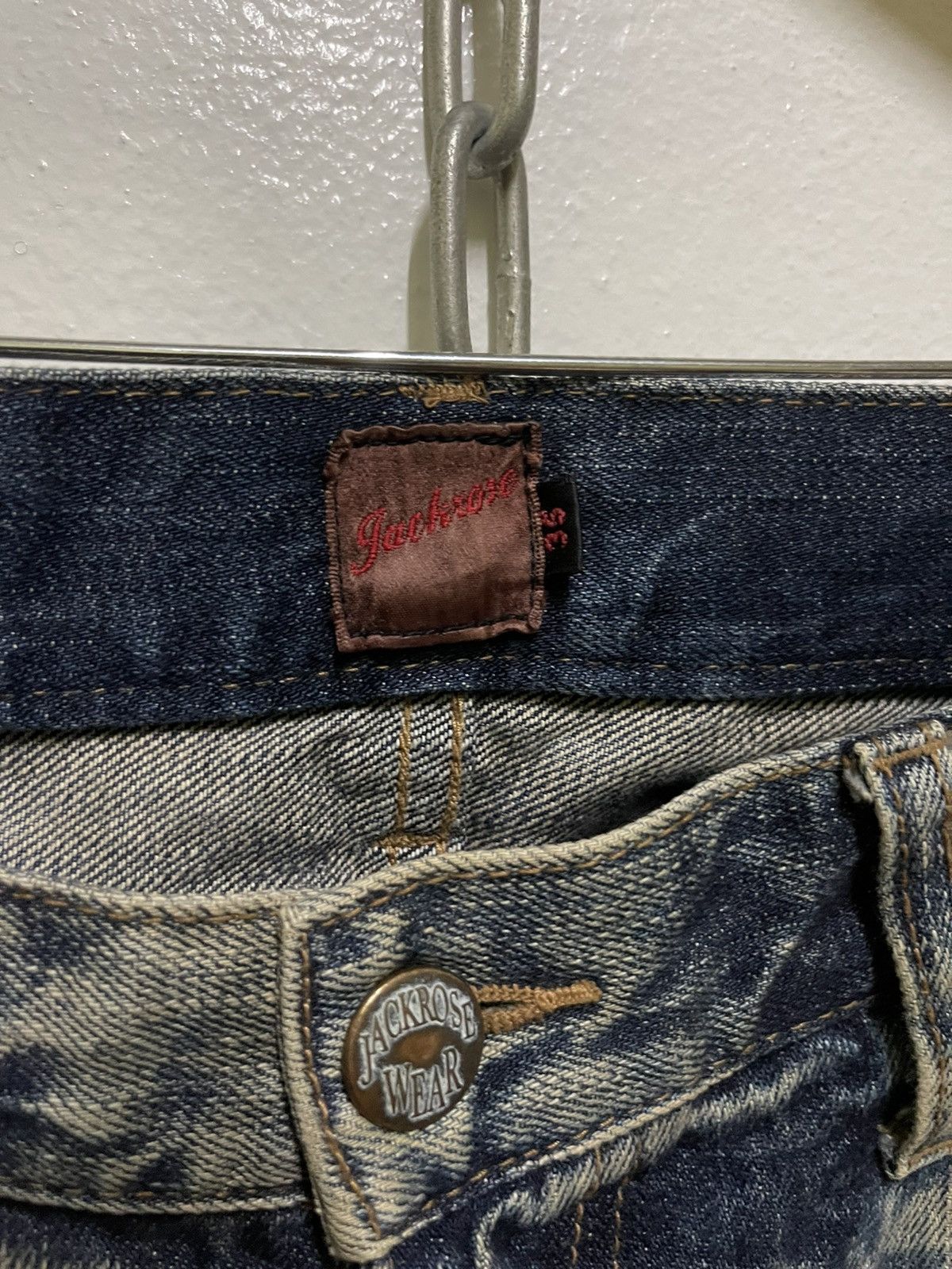 JACKROSE Jackrose Flare Jeans Faded Distressed Size US 35 - 9 Thumbnail