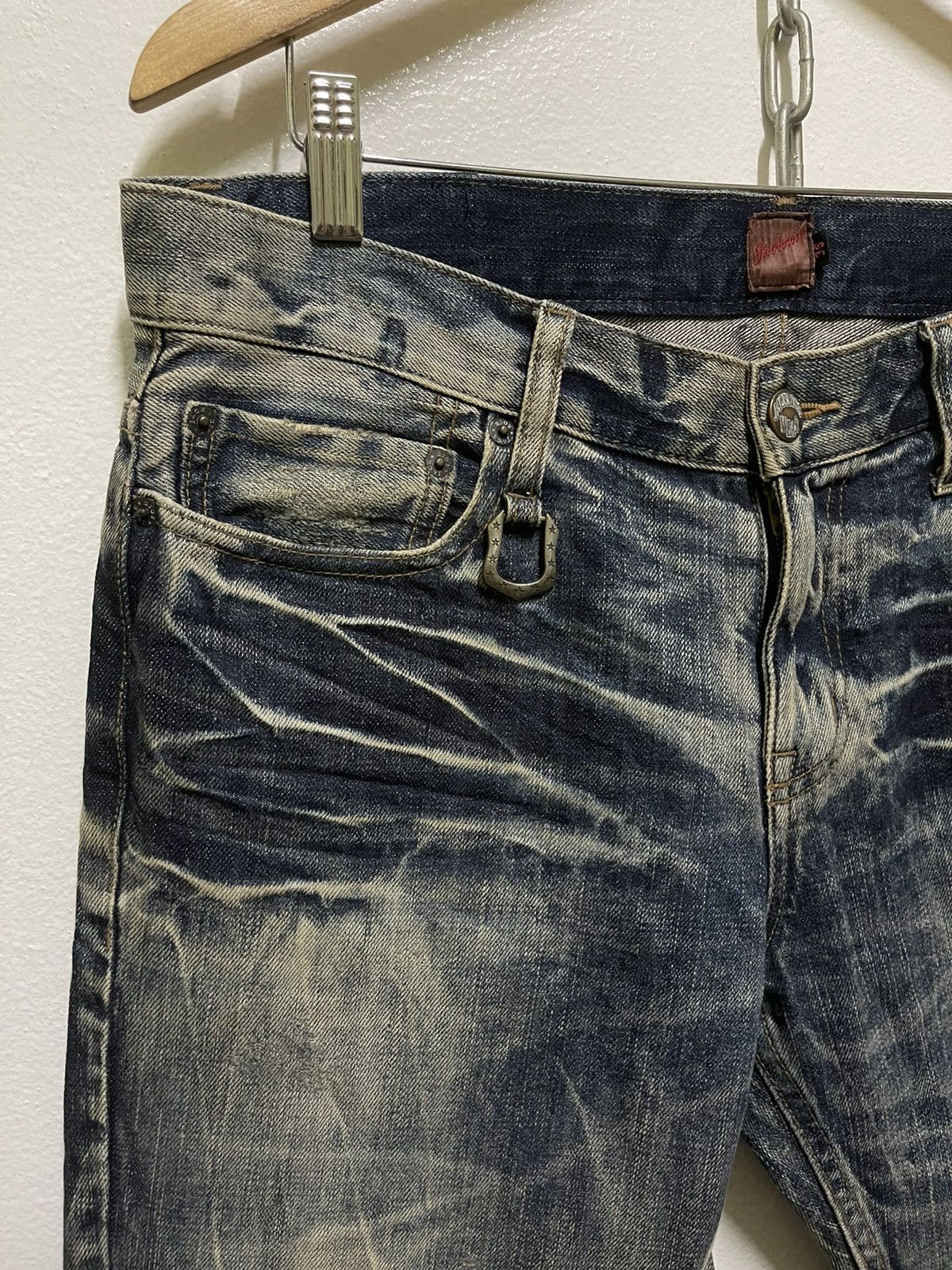 JACKROSE Jackrose Flare Jeans Faded Distressed Size US 35 - 2 Thumbnail