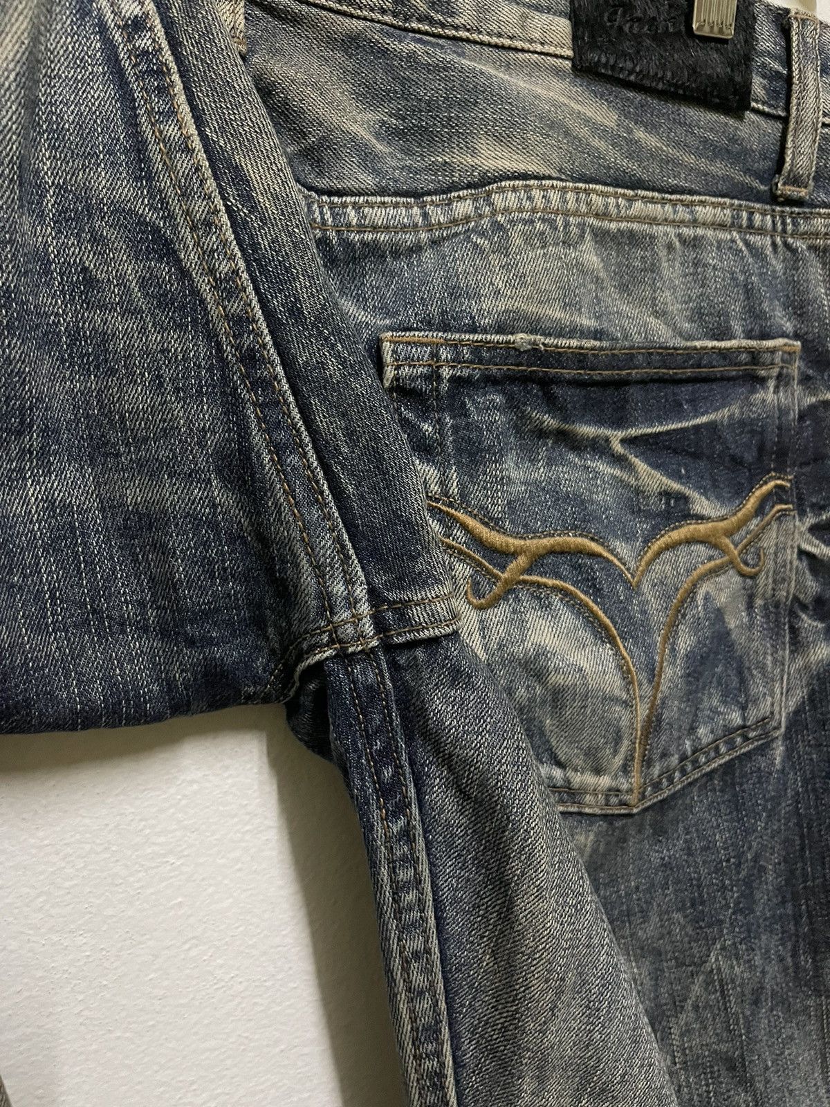 JACKROSE Jackrose Flare Jeans Faded Distressed Size US 35 - 18 Thumbnail