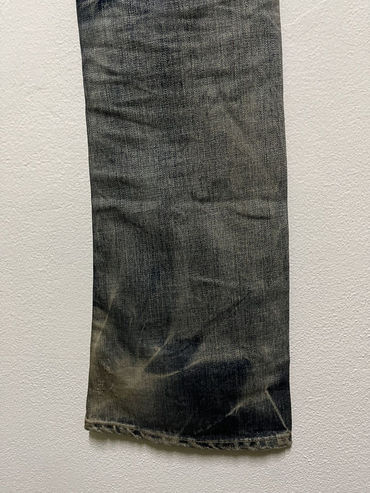 JACKROSE Jackrose Flare Jeans Faded Distressed Size US 35 - 17 Thumbnail