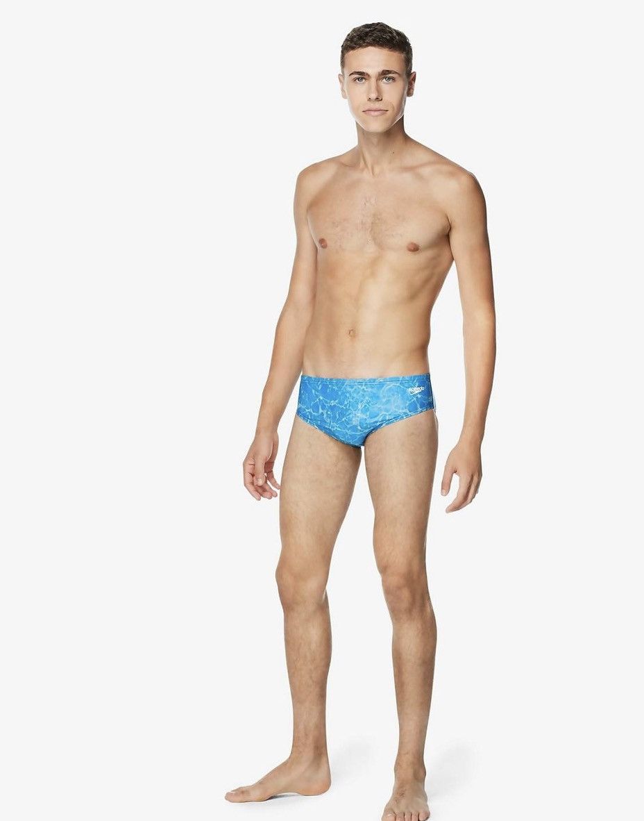 Speedo Speedo Competitive Shimmer Pool Brief Swimsuit Size US 34 / EU 50 - 1 Thumbnail