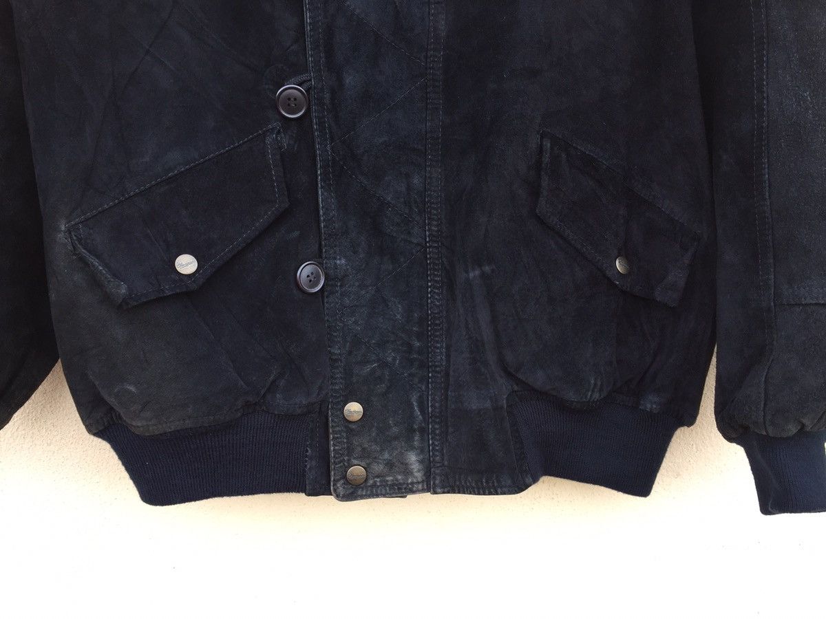 Chevignon × If Six Was Nine × Vintage Vintage Chevignon Avantgarde Leather Jacket Fur Hood Size US M / EU 48-50 / 2 - 4 Thumbnail