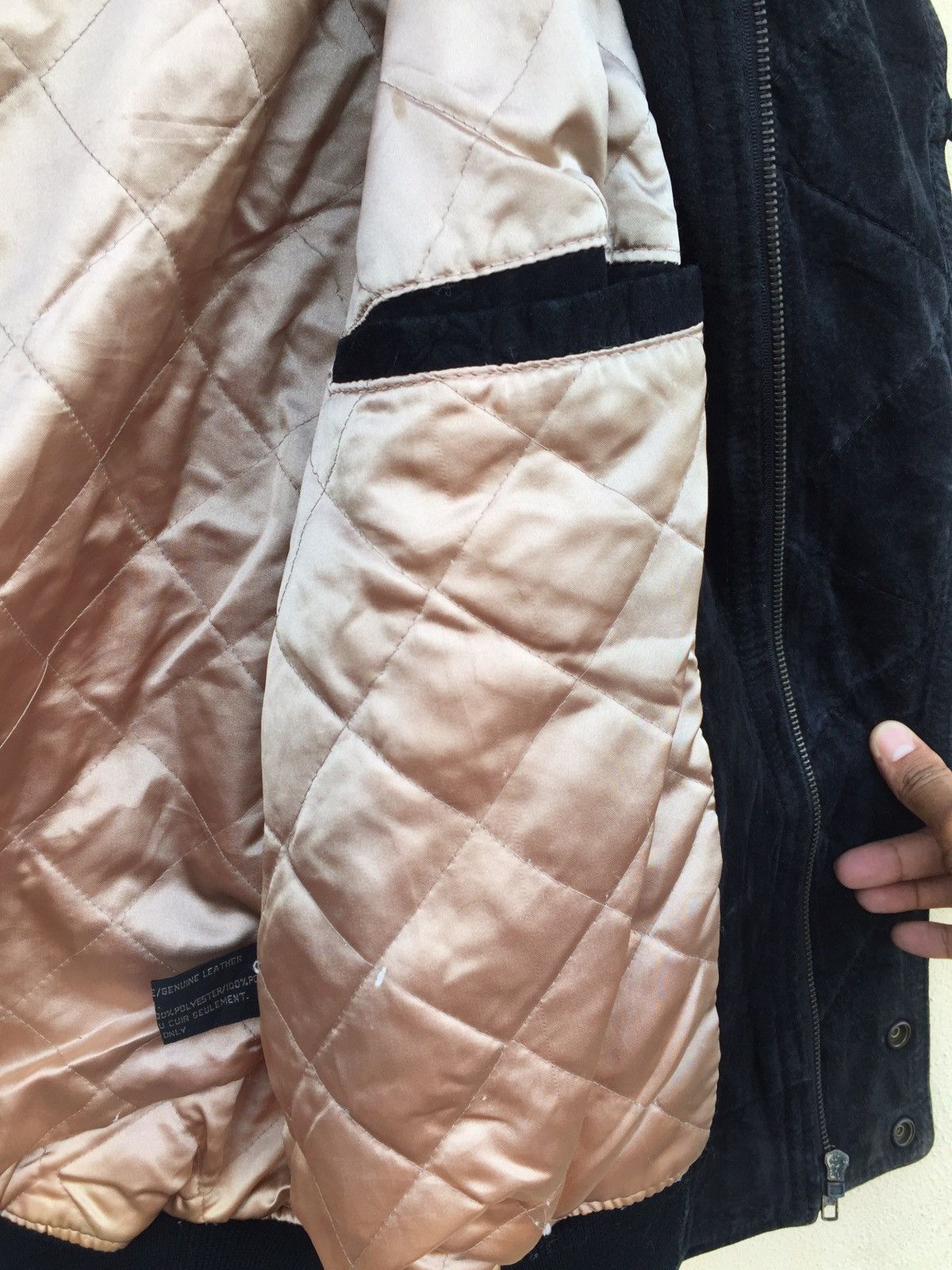 Chevignon × If Six Was Nine × Vintage Vintage Chevignon Avantgarde Leather Jacket Fur Hood Size US M / EU 48-50 / 2 - 11 Thumbnail