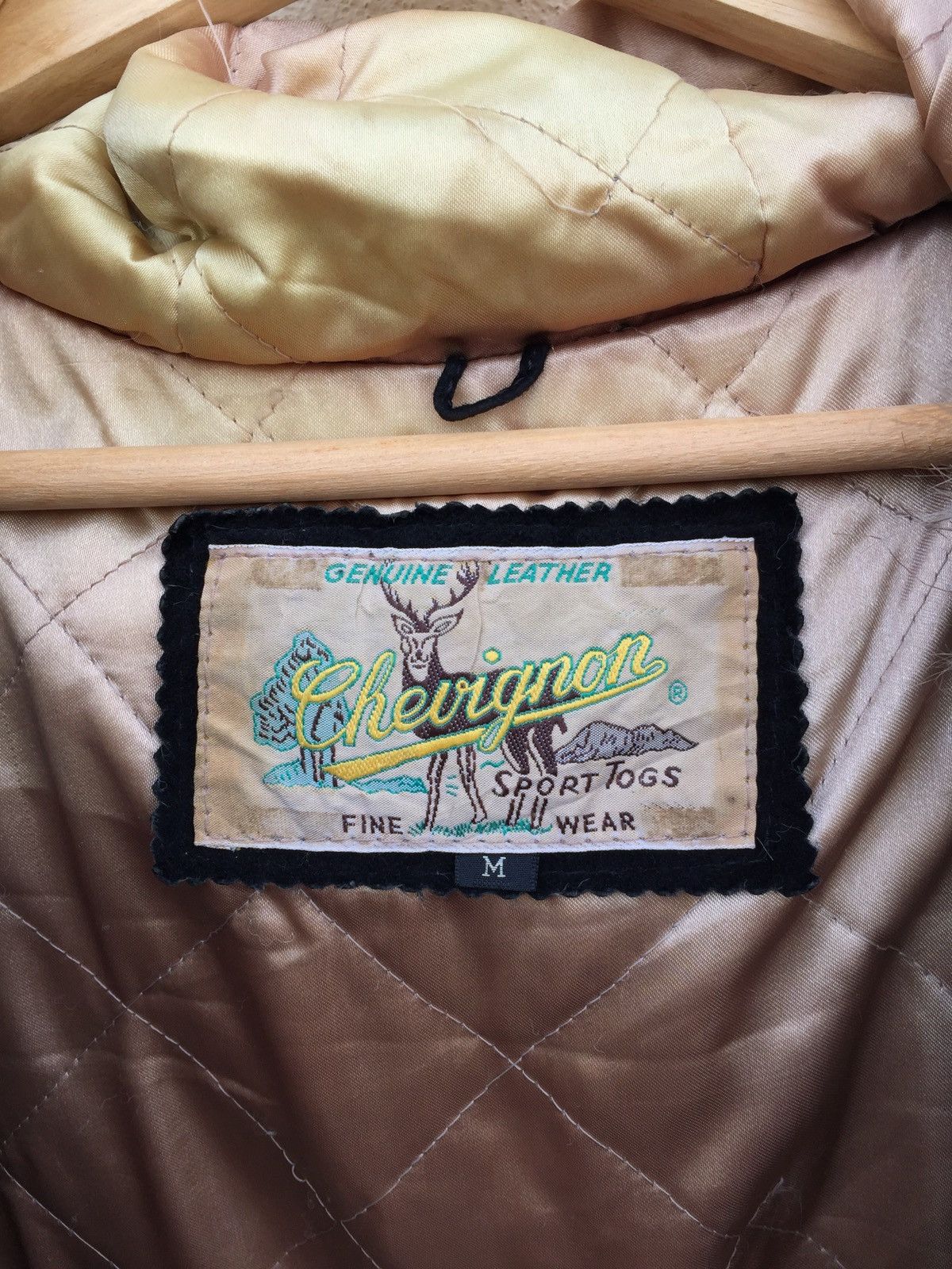 Chevignon × If Six Was Nine × Vintage Vintage Chevignon Avantgarde Leather Jacket Fur Hood Size US M / EU 48-50 / 2 - 10 Thumbnail