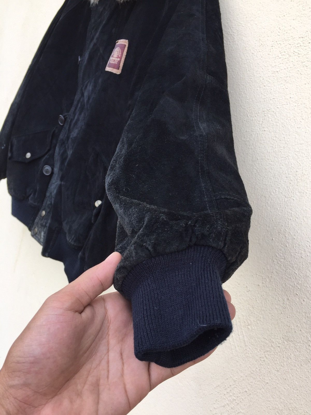 Chevignon × If Six Was Nine × Vintage Vintage Chevignon Avantgarde Leather Jacket Fur Hood Size US M / EU 48-50 / 2 - 7 Thumbnail