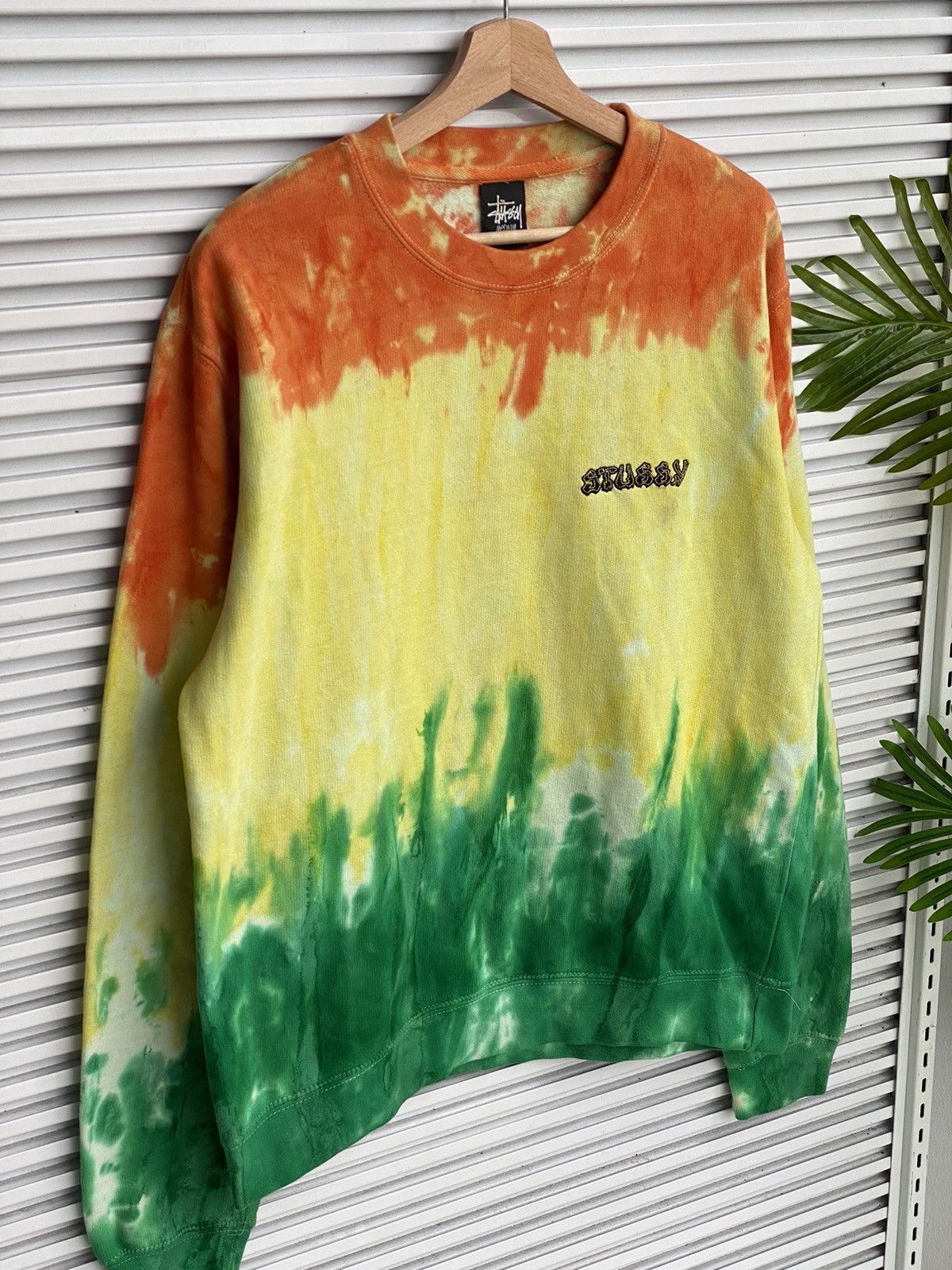 Stussy × Vintage Vintage Stussy Surf Logo Crewneck Rasta /Travis Flacko Scott Size US M / EU 48-50 / 2 - 3 Thumbnail