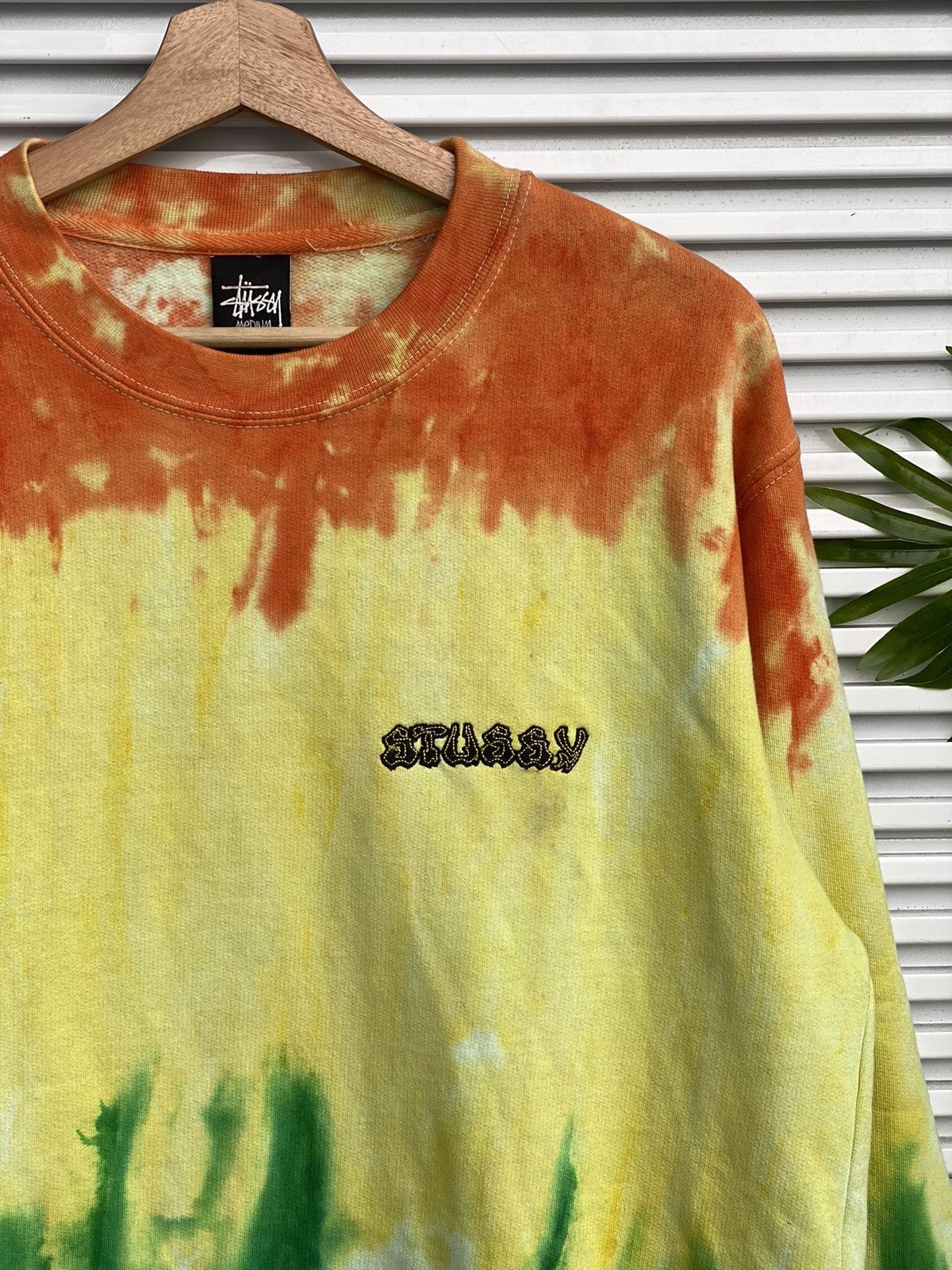 Stussy × Vintage Vintage Stussy Surf Logo Crewneck Rasta /Travis Flacko Scott Size US M / EU 48-50 / 2 - 4 Thumbnail