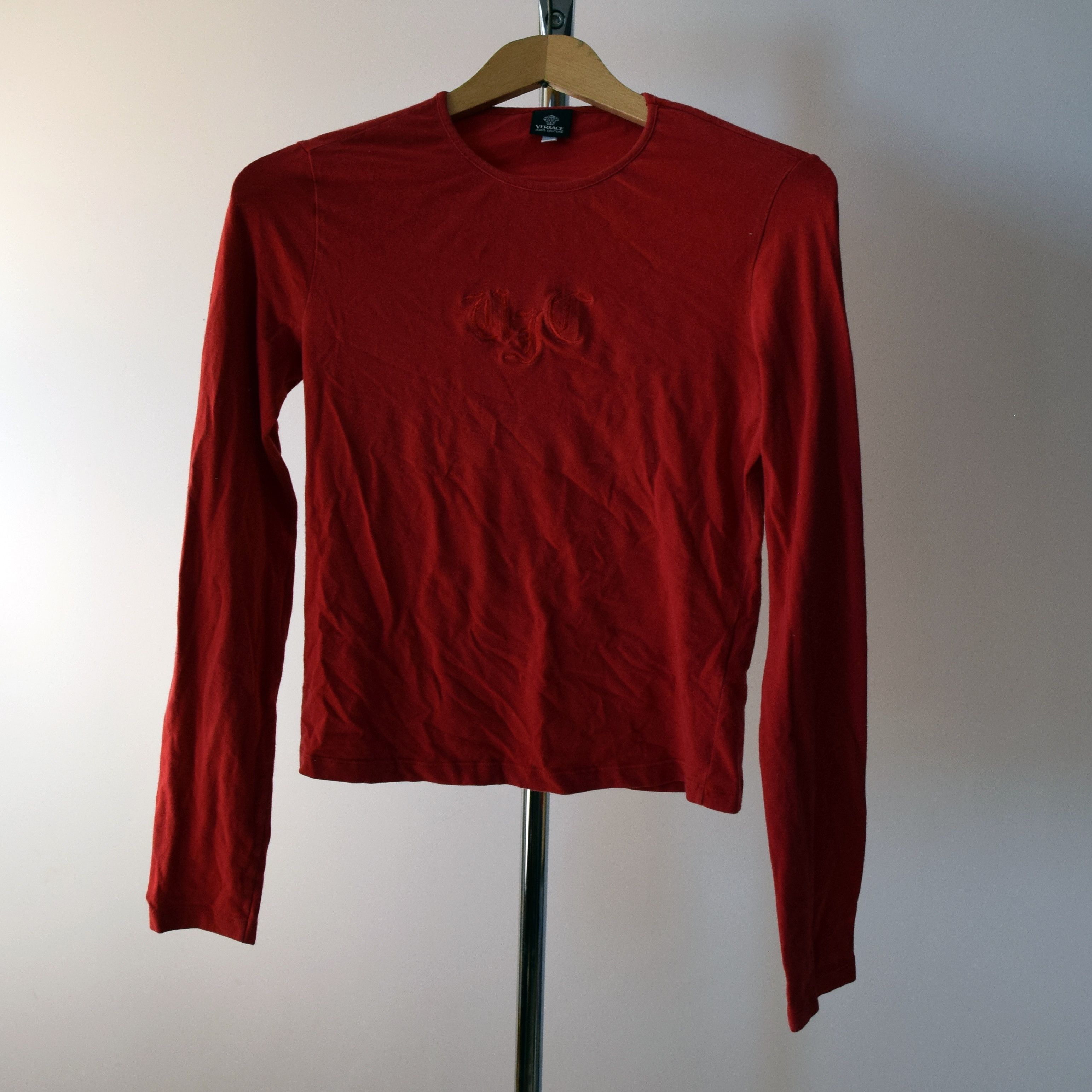 Versace × Versace Jeans Couture Versace Jeans COUTURE Printed Tee Long Sleeve Tee embriodery Size L / US 10 / IT 46 - 4 Thumbnail