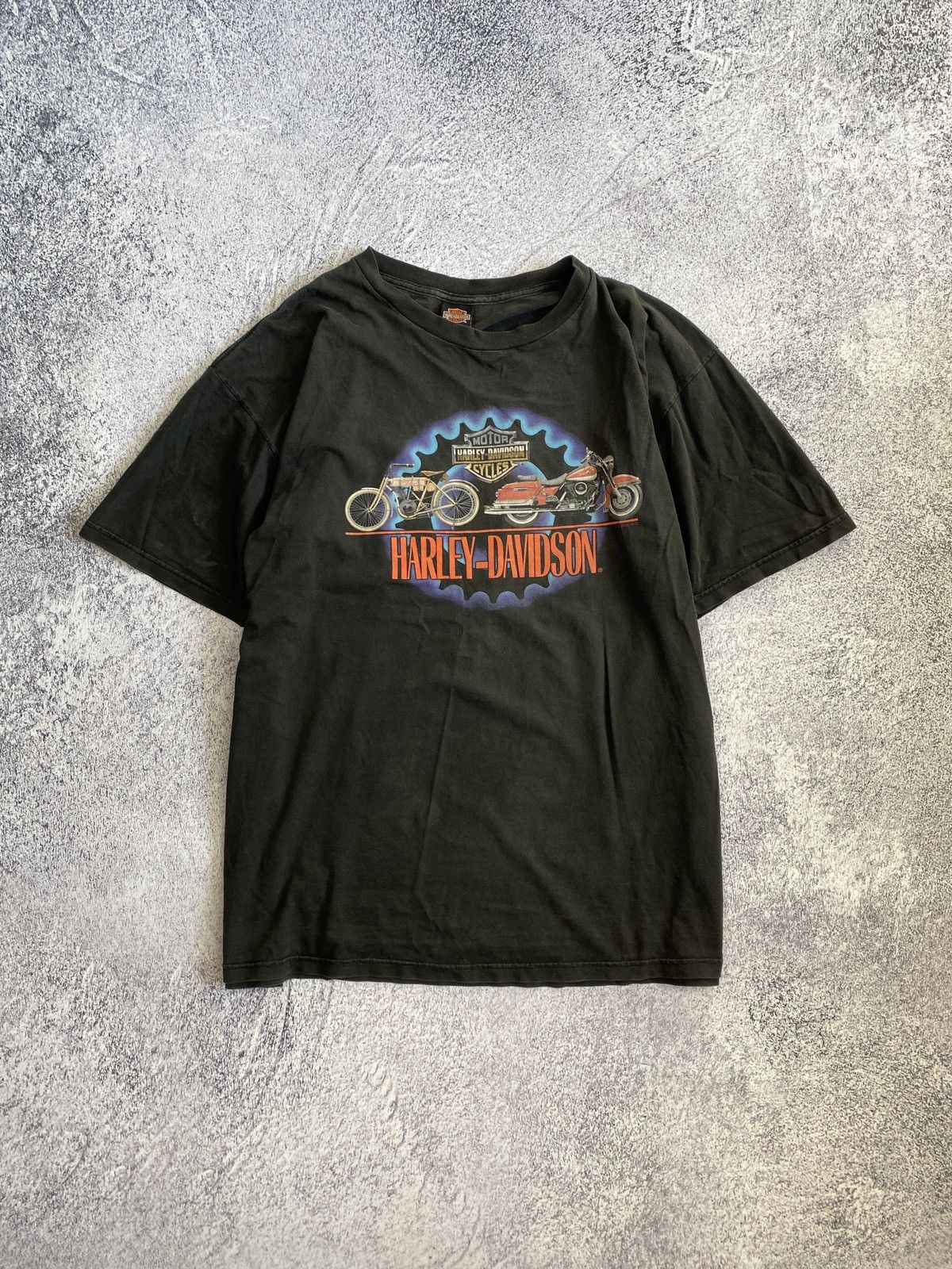 Harley Davidson × Vintage Vintage Y2K Harley Davidson Motorcycles Graphic T Shirt Size US XXL / EU 58 / 5 - 1 Thumbnail