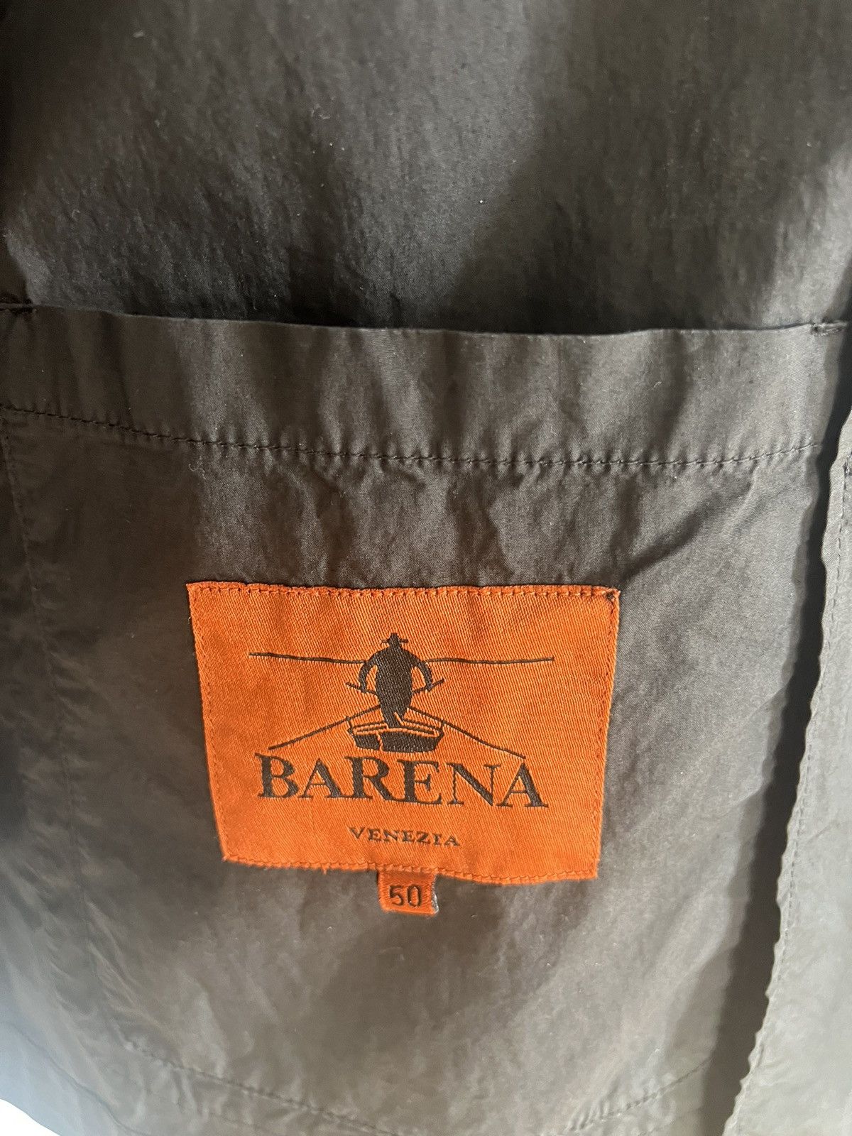 Barena Barena Venezia 50 ML Black Cotton Blazer Sports Jacket Shirt Size 40R - 3 Thumbnail