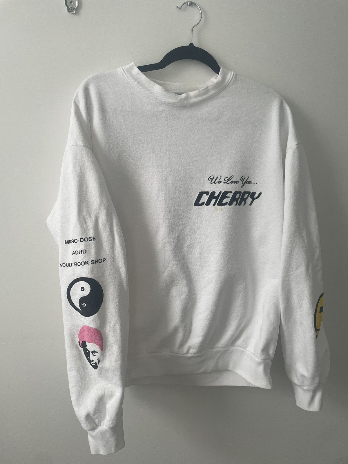 Cherry LA Cherry LA Anniversary crewneck sz L pure white Size US L / EU 52-54 / 3 - 1 Thumbnail