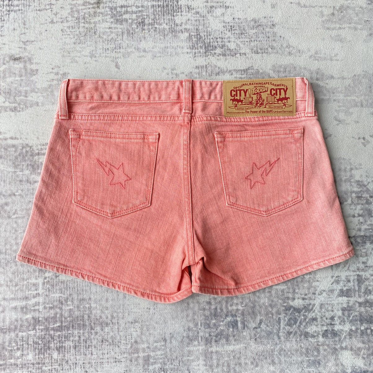 Bape Bapesta Denim Shorts Size 30" / US 8 / IT 44 - 1 Thumbnail