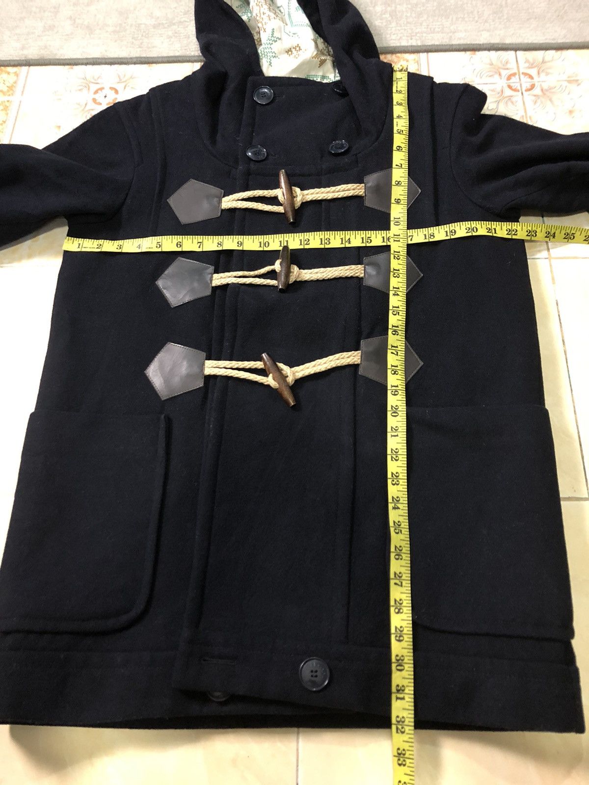 Issey Miyake × Ne-Net Né-net by ISSEY MIYAKE TOGLE DUFFEL COAT WOOL JACKET Size US L / EU 52-54 / 3 - 11 Thumbnail