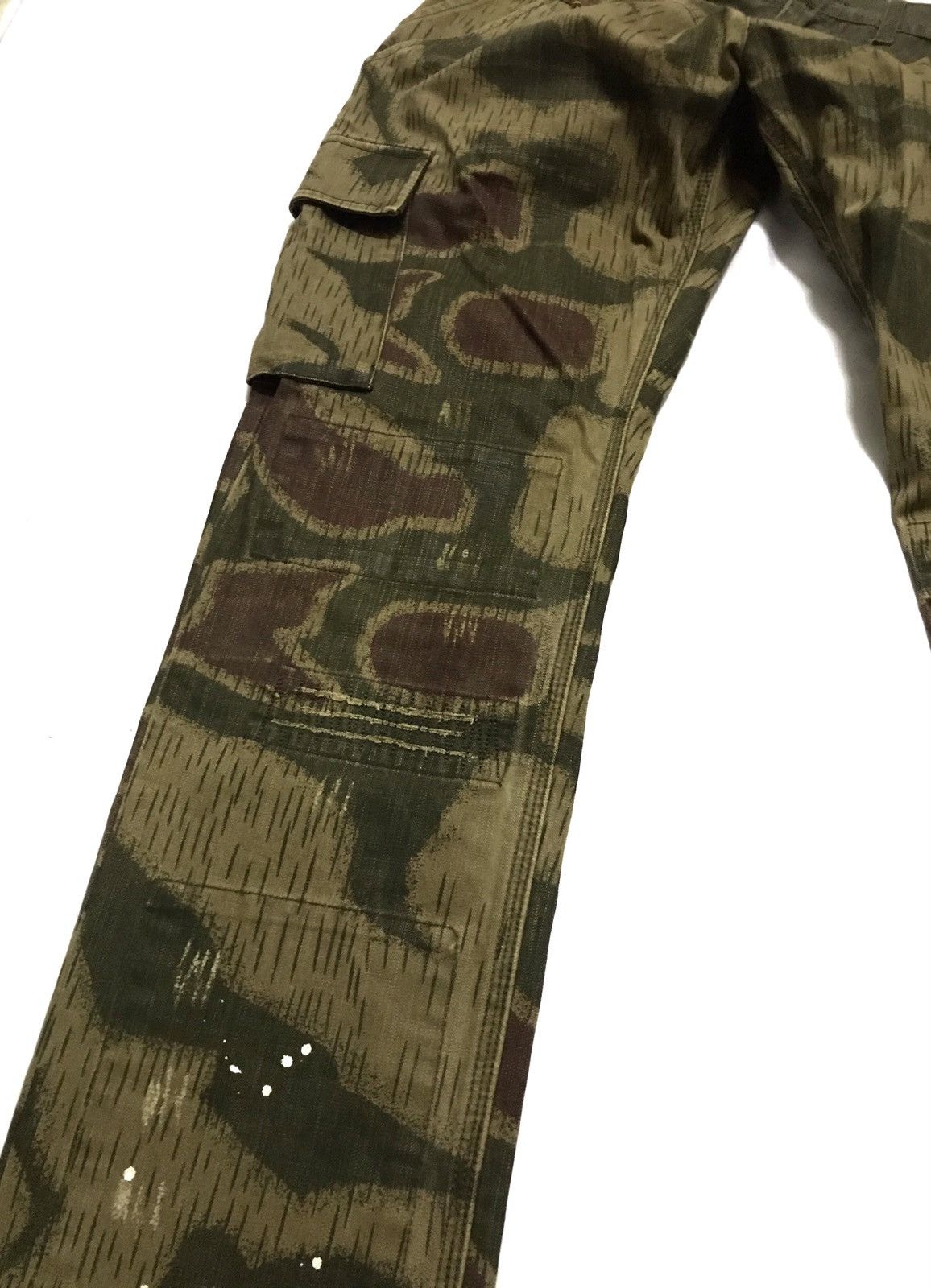 Japanese Brand Japanese Hybrid Camo Cargo Pants Patchwork Size US 35 - 4 Thumbnail