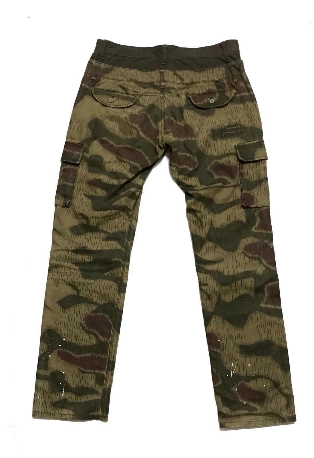 Japanese Brand Japanese Hybrid Camo Cargo Pants Patchwork Size US 35 - 6 Thumbnail