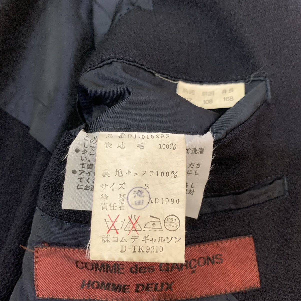 Comme des Garcons Homme Deux 🔥CdG Homme Deux Wool Blazer Jacket Size US S / EU 44-46 / 1 - 13 Thumbnail