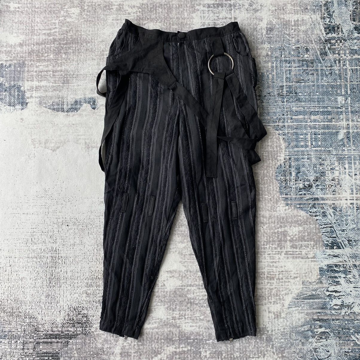 20471120 × KMRii × Le Grande Bleu (L.G.B.) Ambivalent Autumn Winter 2013-2014 Bondage Cropped Pants Size US 28 / EU 44 - 10 Thumbnail