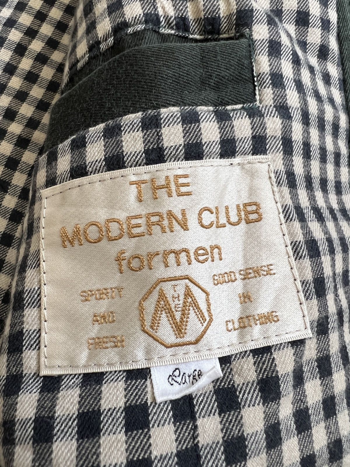 Japanese Brand × Vintage VTG 🏴‍☠️ Japanese Modern Club Denim Quilted Bomber Jacket Size US L / EU 52-54 / 3 - 15 Thumbnail