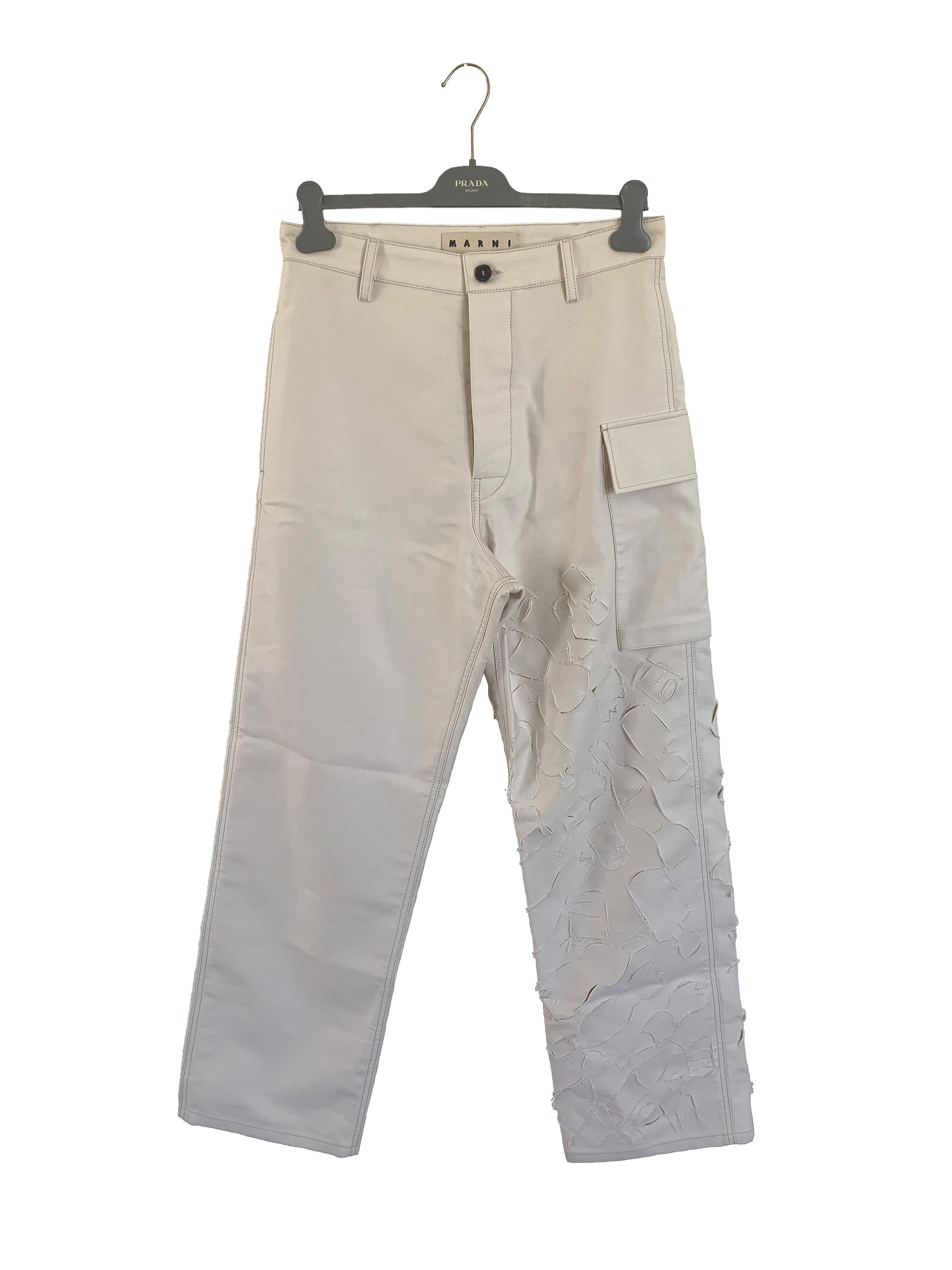 Marni New — SS20 Laser Cut Pants Size US 30 / EU 46 - 2 Thumbnail