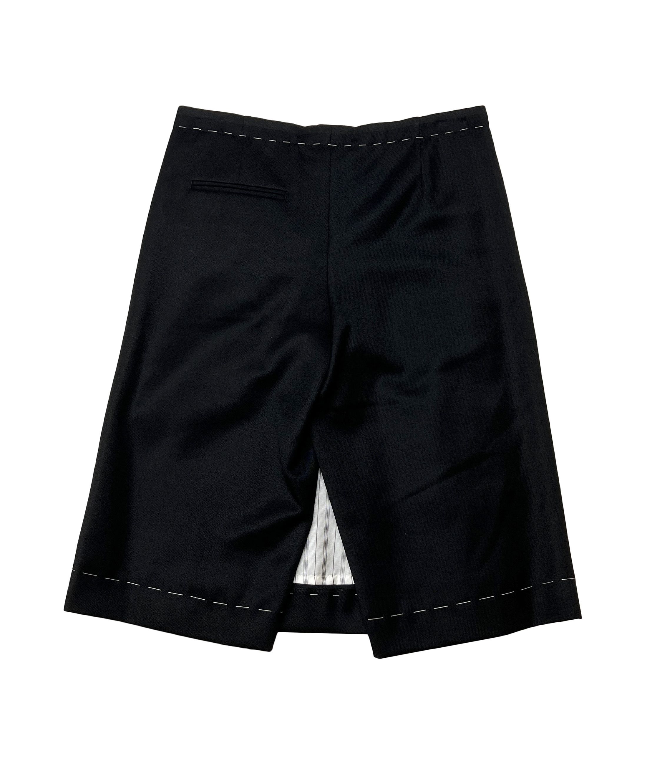 Maison Margiela New — AW20 Wide Pleated Paneled Shorts Size US 32 / EU 48 - 6 Thumbnail