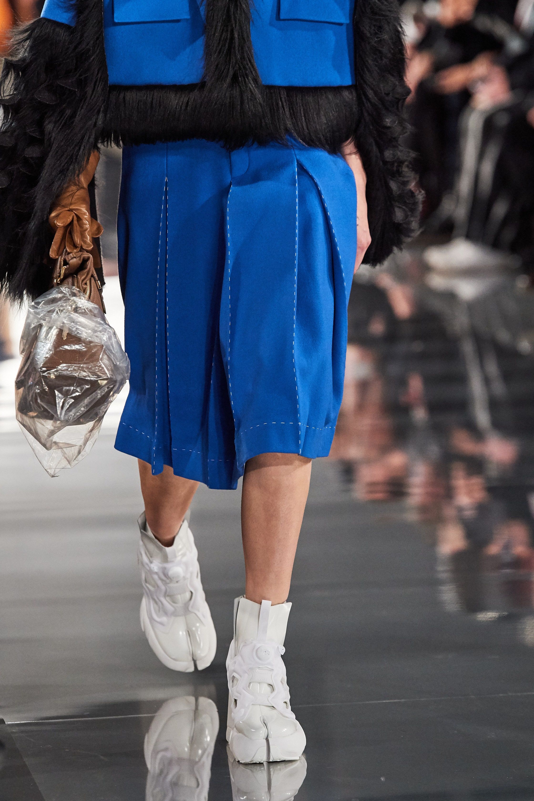 Maison Margiela New — AW20 Wide Pleated Paneled Shorts Size US 32 / EU 48 - 13 Thumbnail