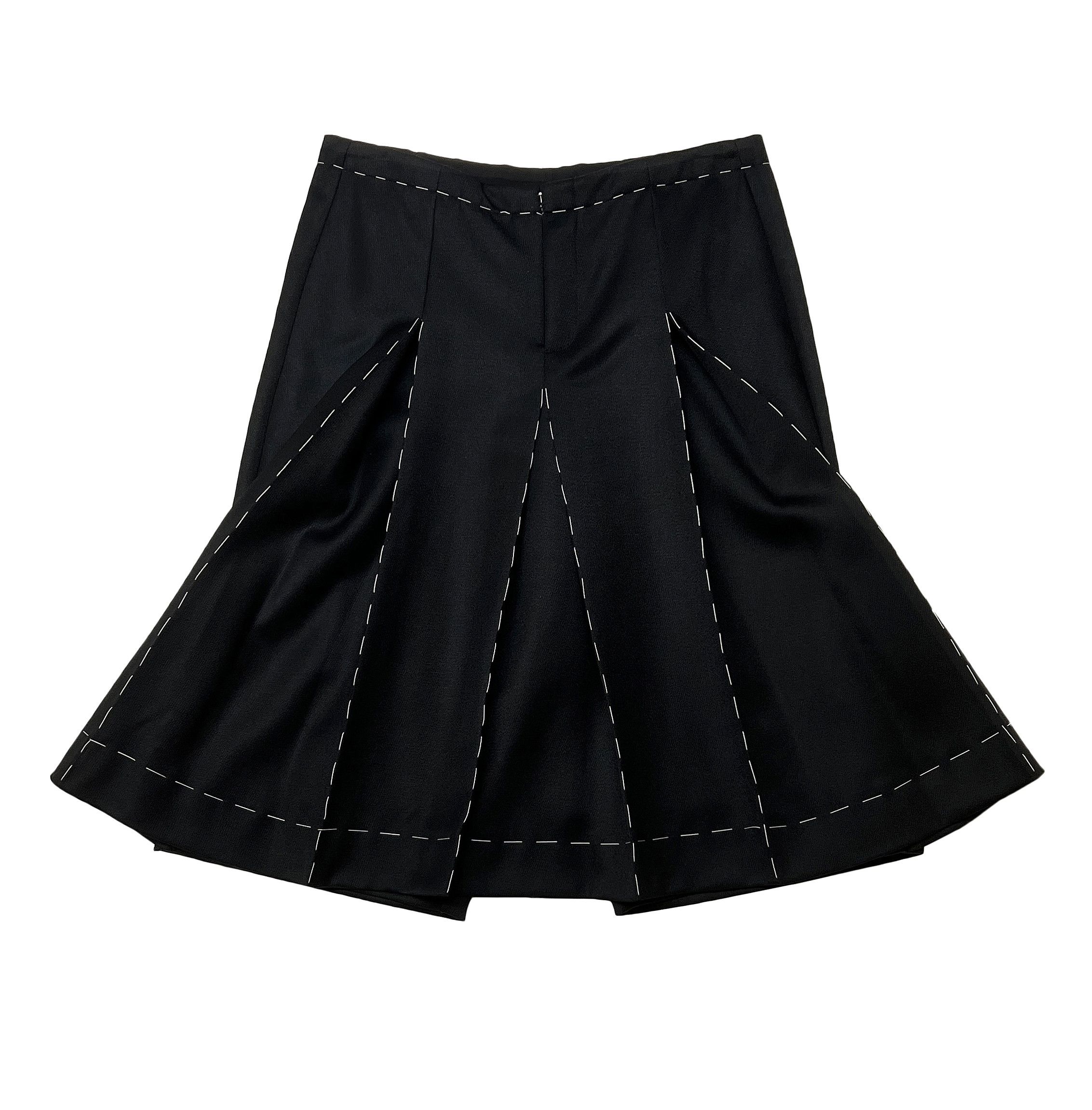 Maison Margiela New — AW20 Wide Pleated Paneled Shorts Size US 32 / EU 48 - 4 Thumbnail