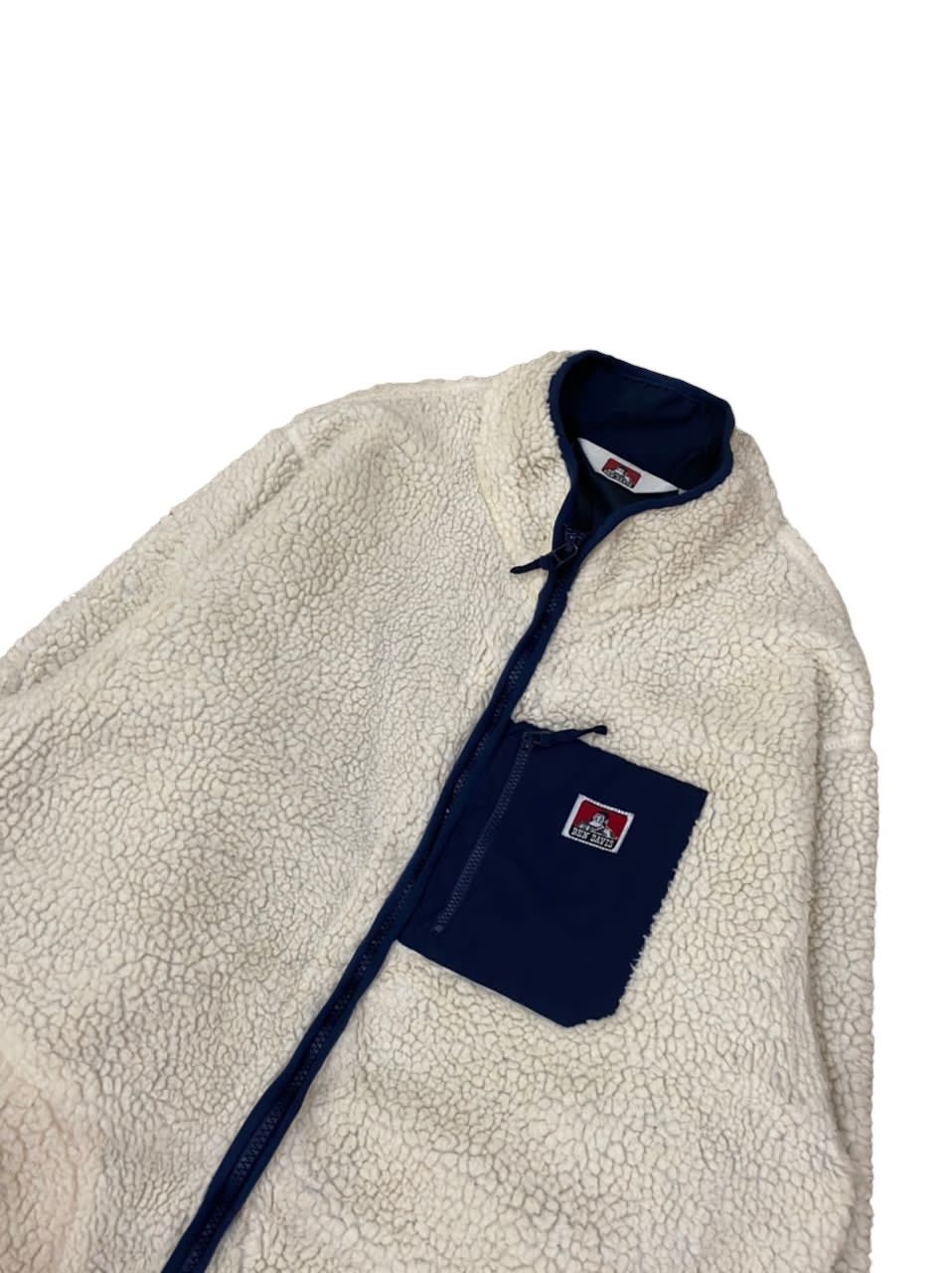 Ben Davis Vintage 90s Ben Davis Deep Pile Zipper Jacket Size US L / EU 52-54 / 3 - 3 Thumbnail