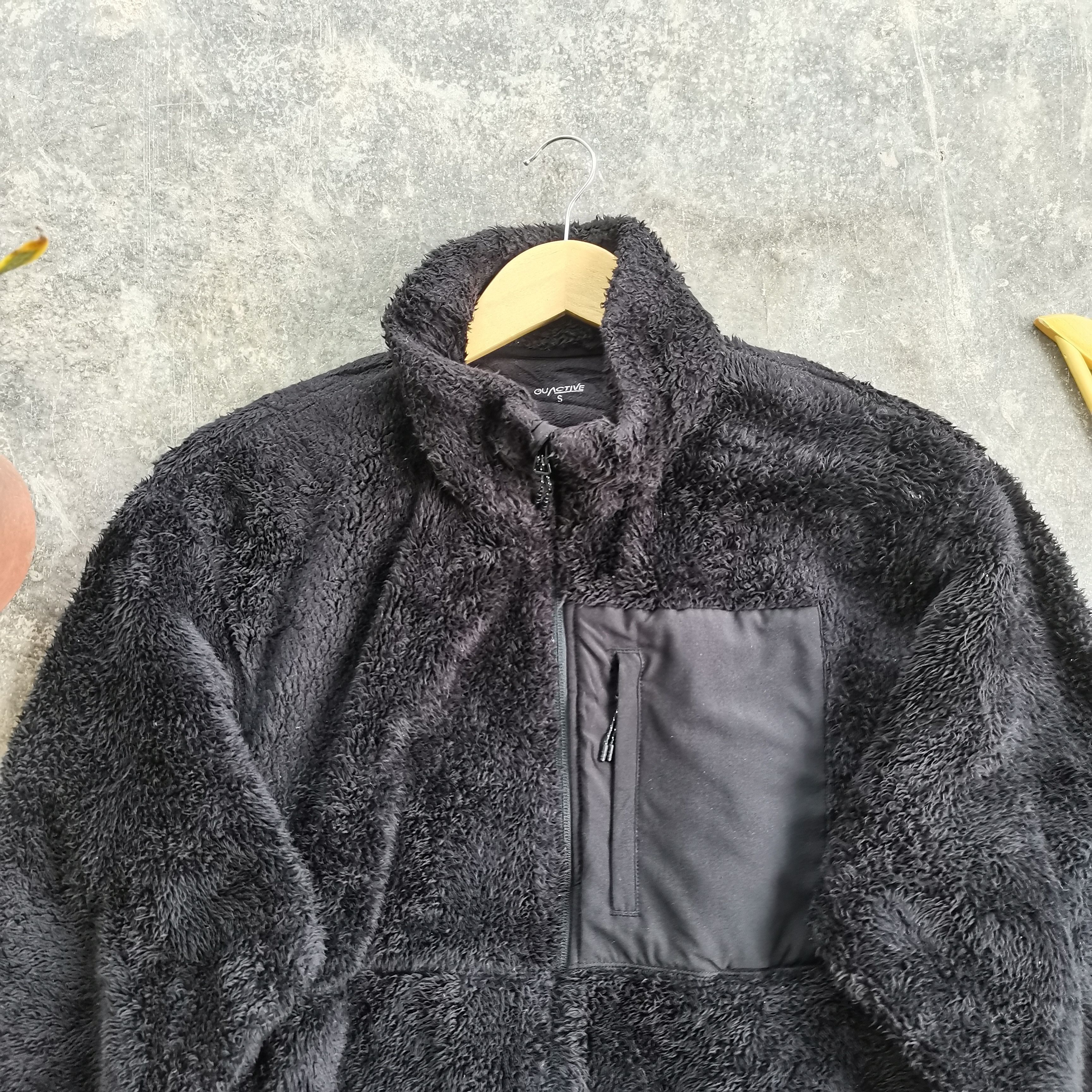 GU × Japanese Brand GU ACTIVE Sherpa Fleece Bomber Style Jacket Size US S / EU 44-46 / 1 - 3 Thumbnail