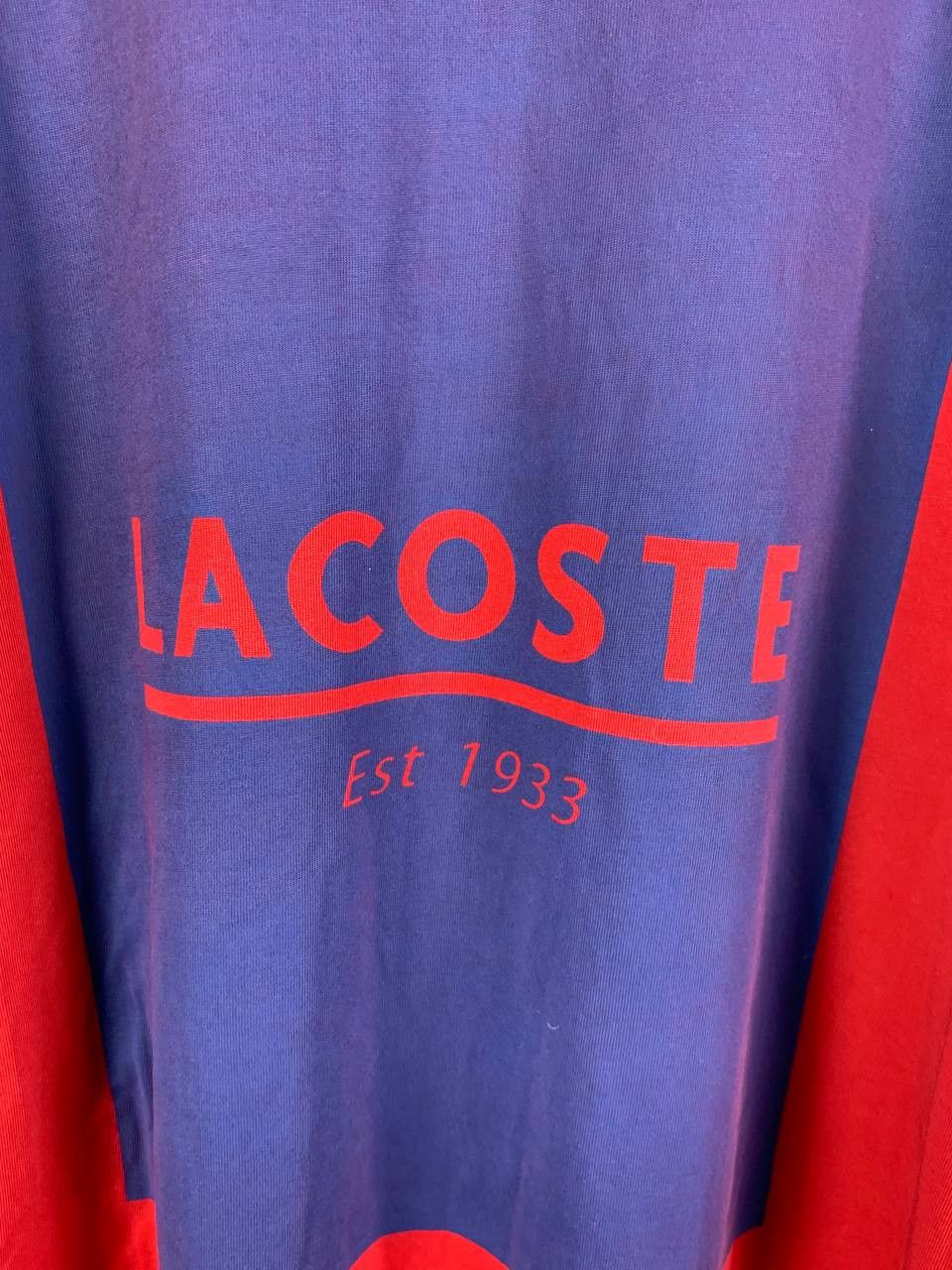 Lacoste Lacoste Sport Big Logo t-shirt red XXL Size US XXL / EU 58 / 5 - 5 Thumbnail