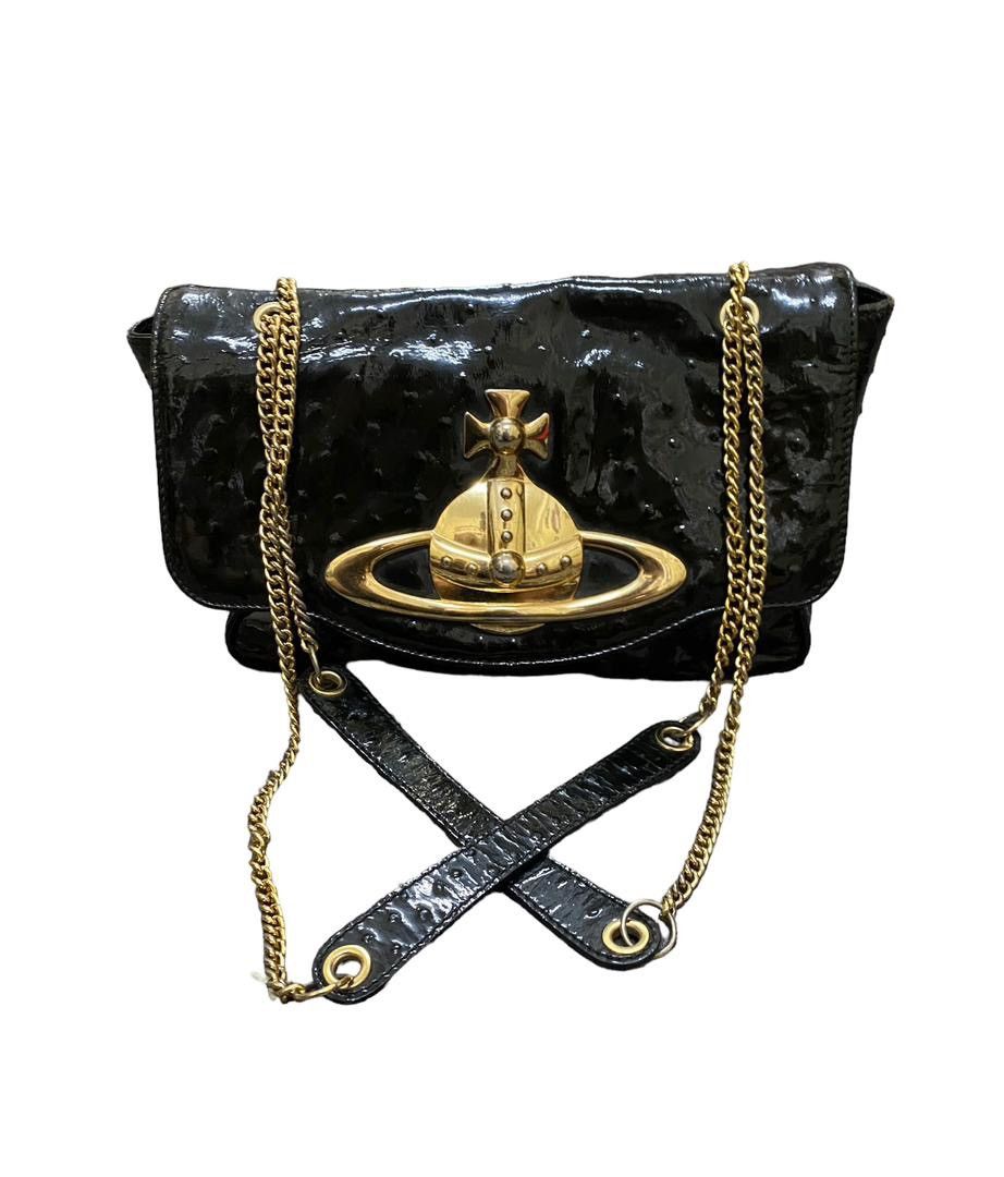 Leather × Vivienne Westwood Vivienne Westwood chain Ostrich leather bag Size ONE SIZE - 4 Thumbnail