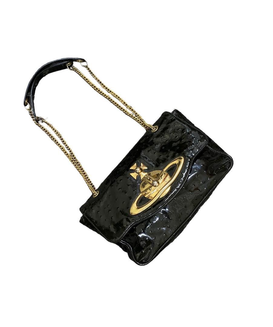 Leather × Vivienne Westwood Vivienne Westwood chain Ostrich leather bag Size ONE SIZE - 3 Thumbnail