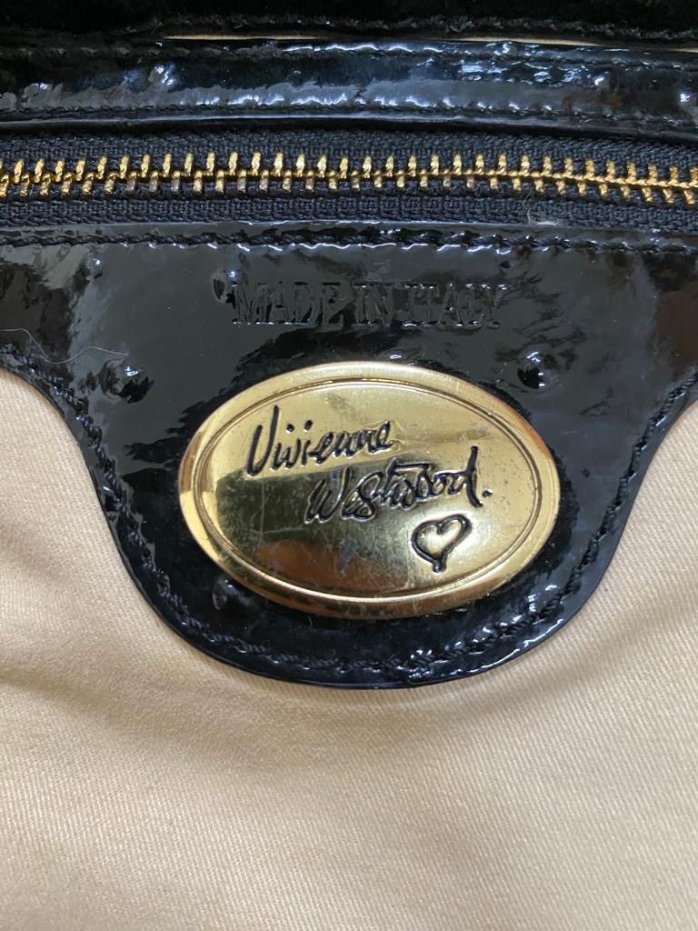 Leather × Vivienne Westwood Vivienne Westwood chain Ostrich leather bag Size ONE SIZE - 8 Thumbnail