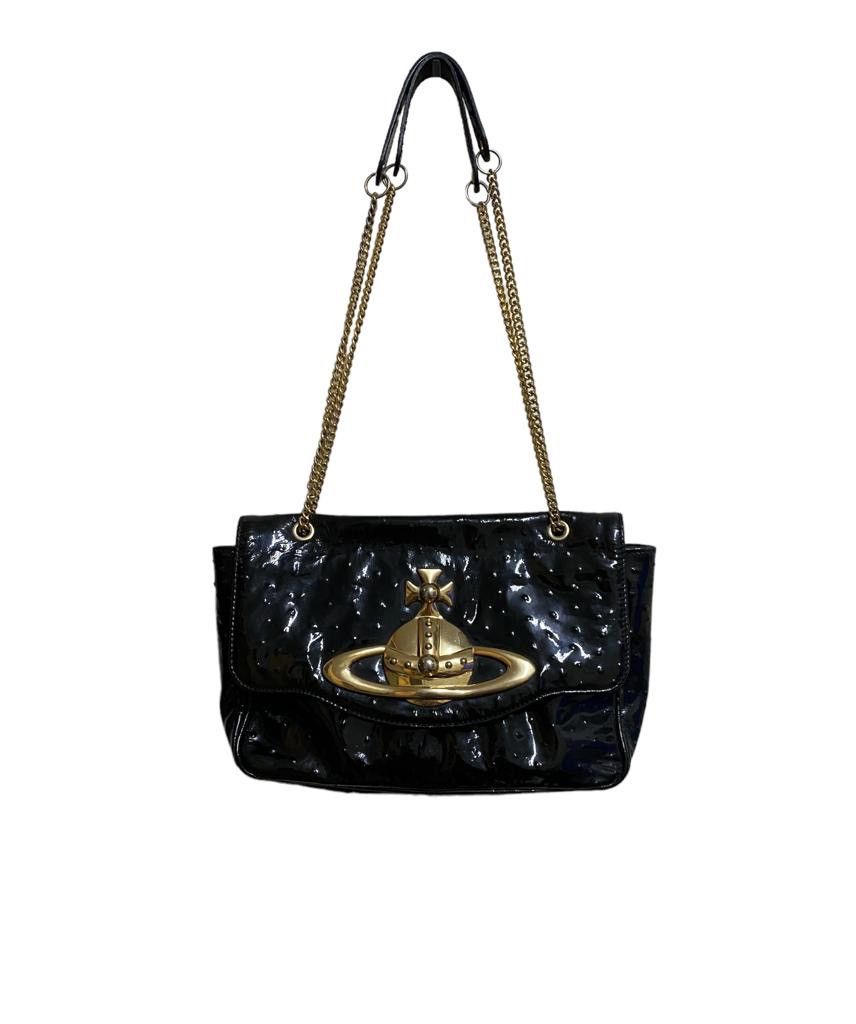 Leather × Vivienne Westwood Vivienne Westwood chain Ostrich leather bag Size ONE SIZE - 2 Thumbnail