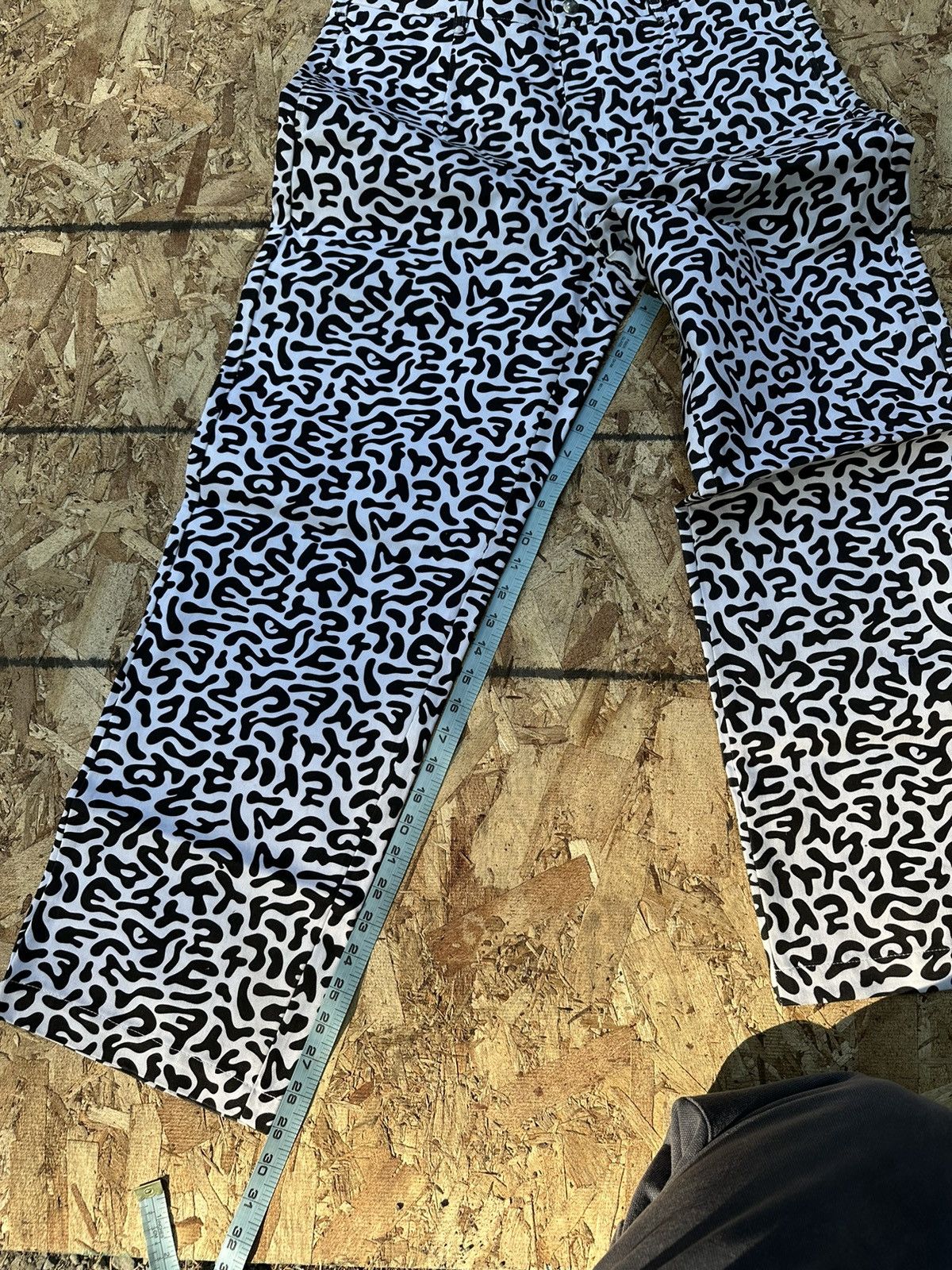 Noah FW/19 oversized Portugal made Pleated twill patterned pants Size US 32 / EU 48 - 9 Thumbnail