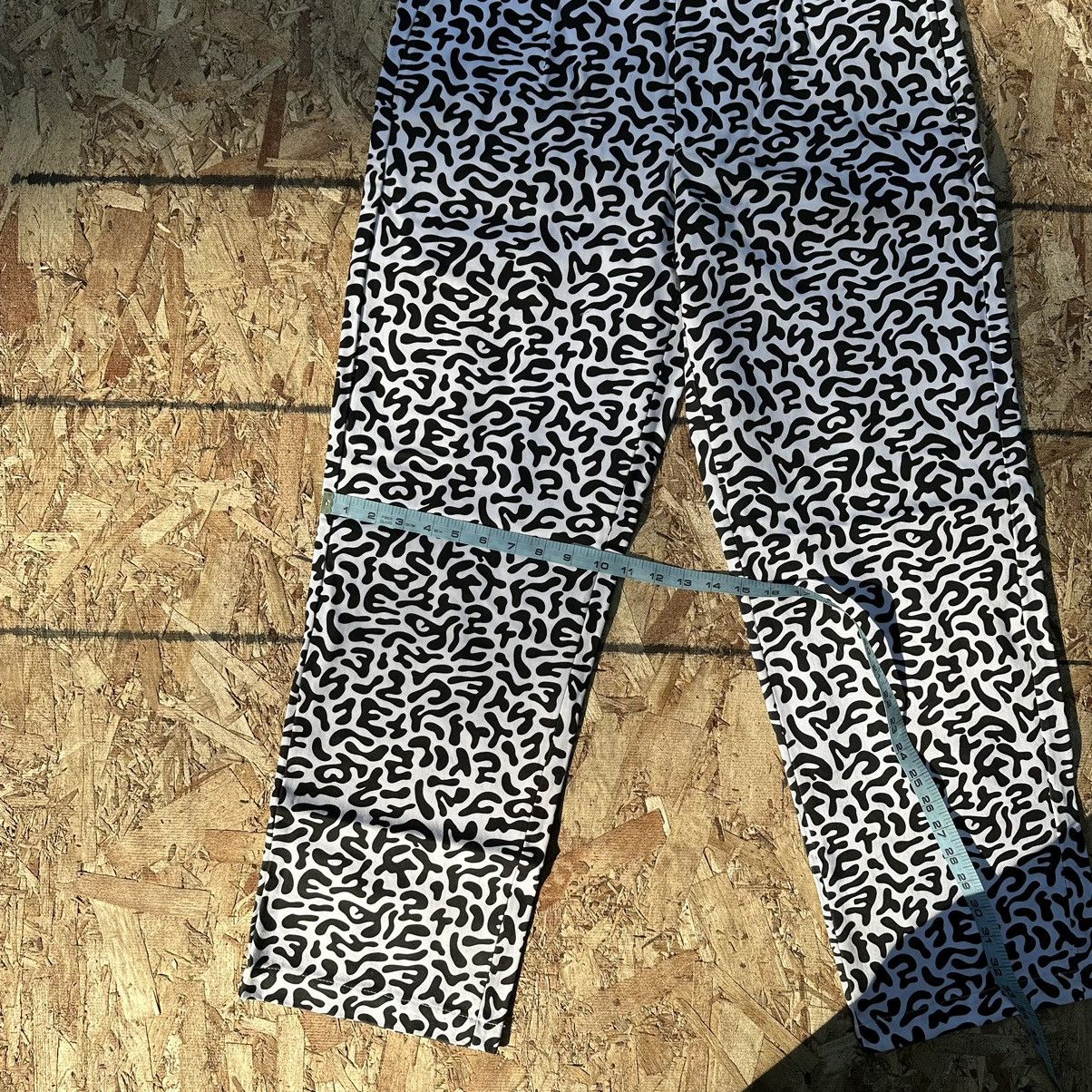 Noah FW/19 oversized Portugal made Pleated twill patterned pants Size US 32 / EU 48 - 6 Thumbnail